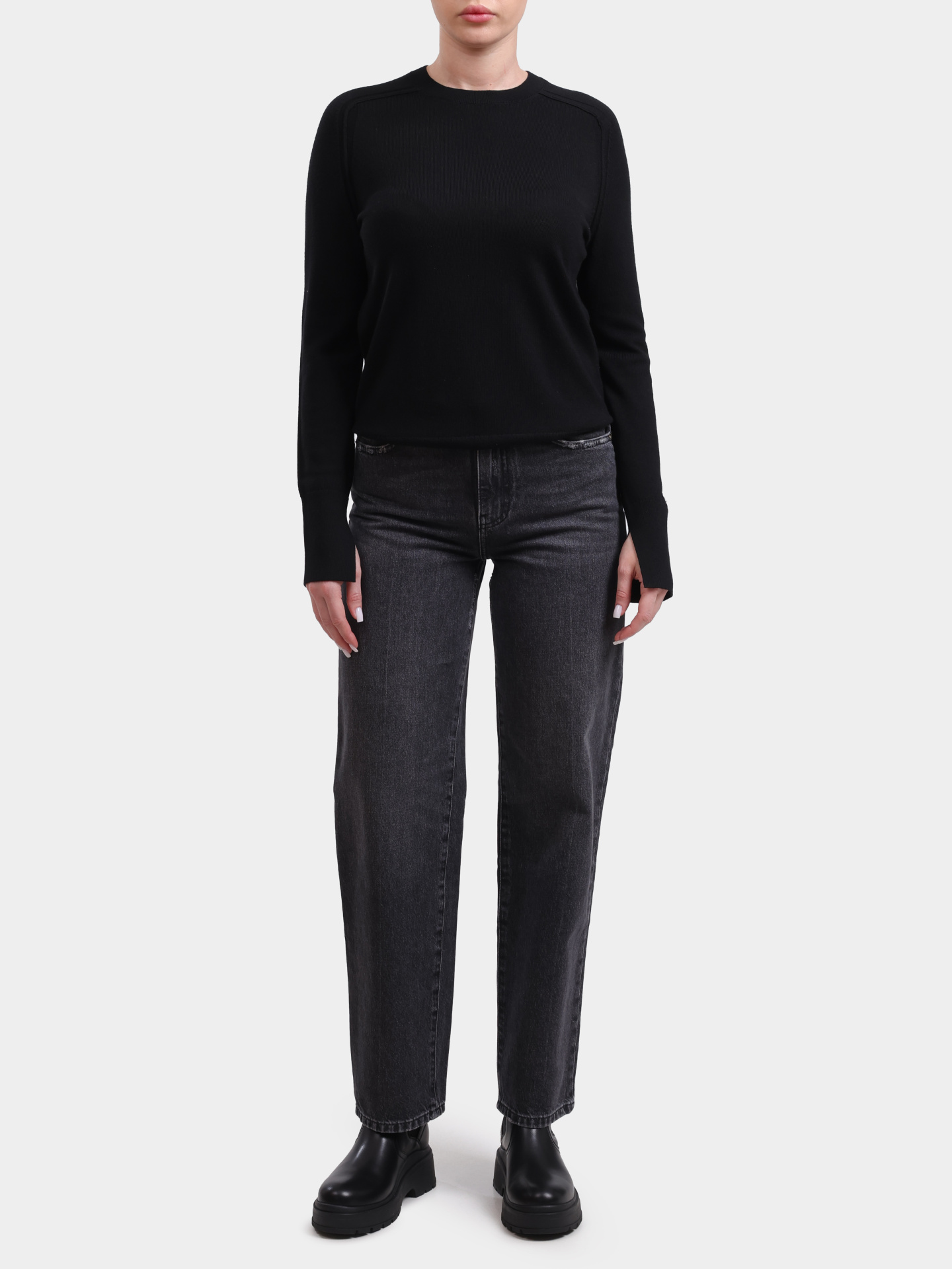 Джинсы 100218 A145 PJY серые женские  — купить в интернет-магазине Verdistore