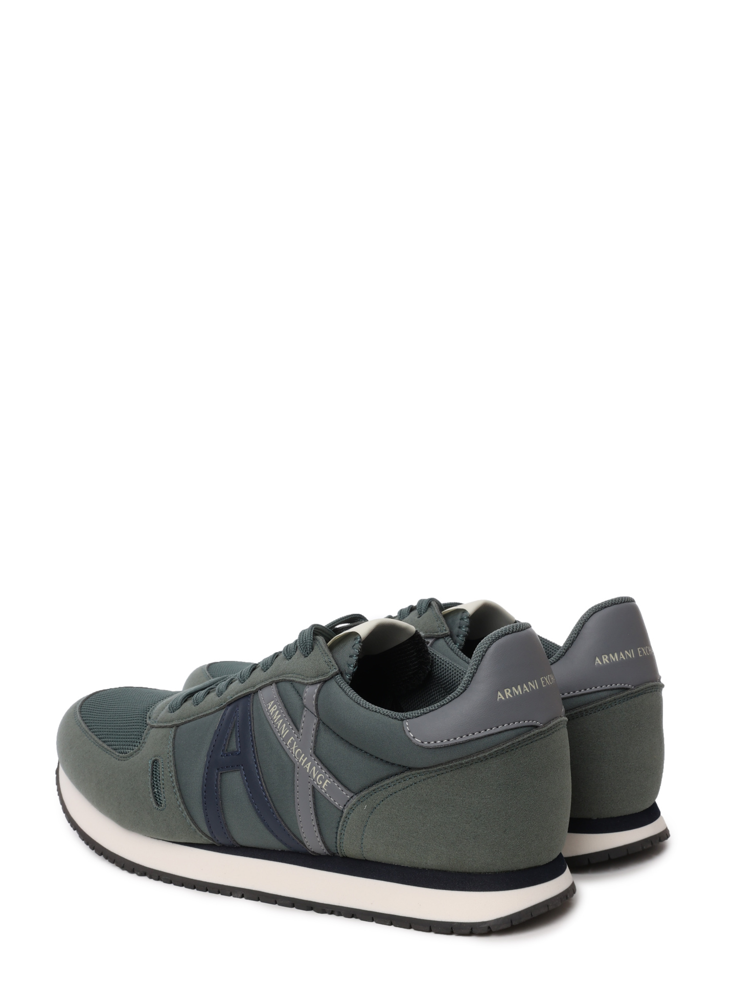 Кроссовки Armani Exchange XUX017 XCC68 T156 текстильные мужские с логотипом — купить в интернет-магазине Verdistore