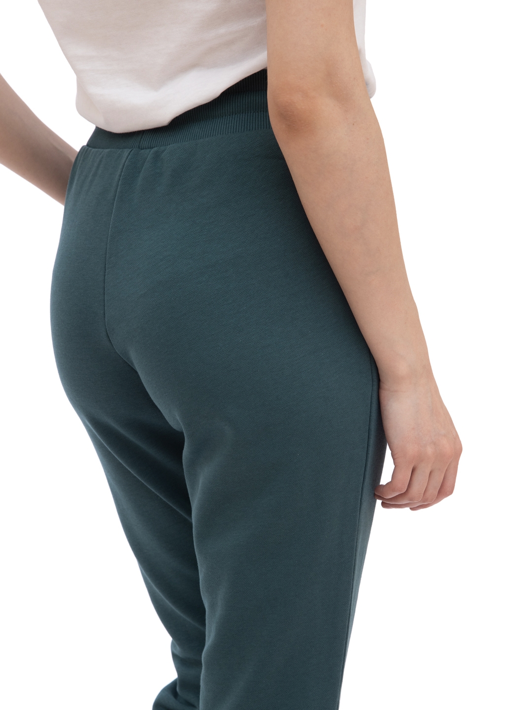 Брюки спортивные Armani Exchange 3KYP78 YJ9HZ зеленые женские с логотипом — купить в интернет-магазине Verdistore