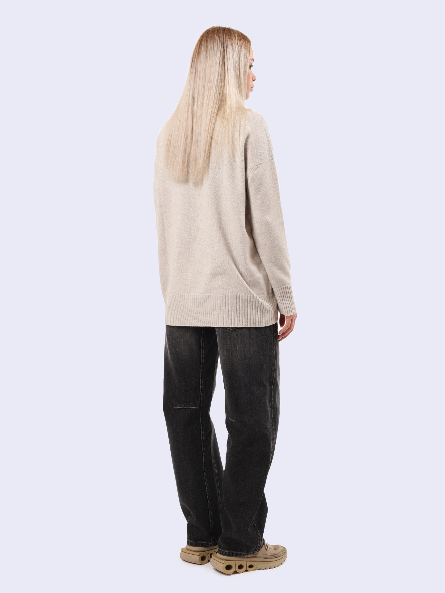Джинсы Brunello Cucinelli MA095P5932 C8999 широкие женские — купить в интернет-магазине Verdistore