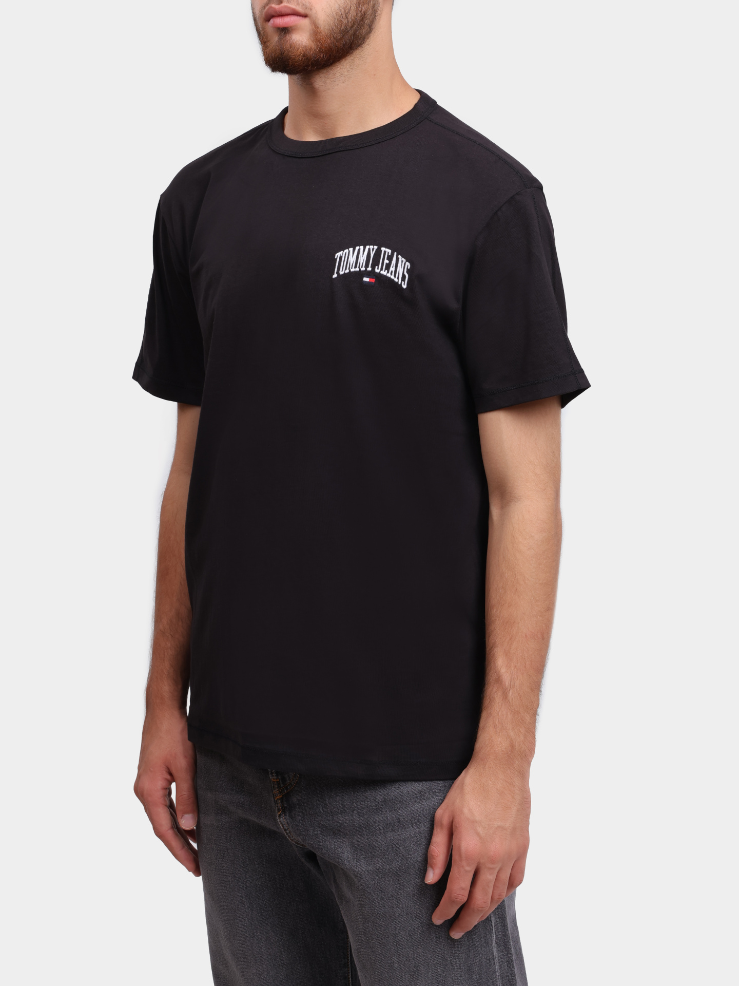 Футболка Tommy Jeans DM0DM18665 хлопковая мужская — купить в интернет-магазине Verdistore