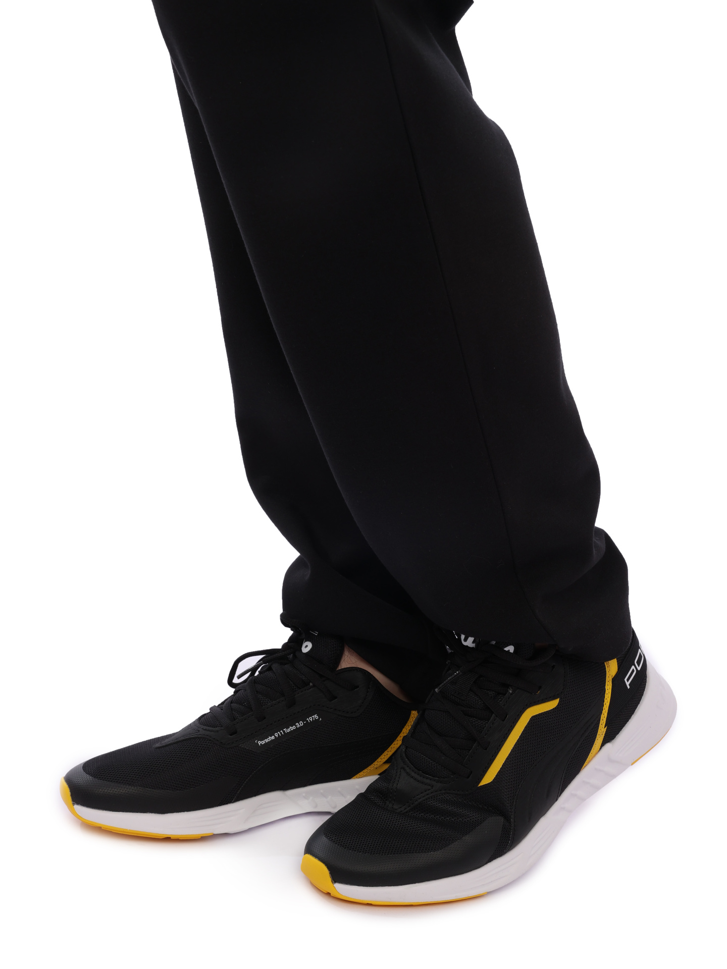 Кроссовки Puma x Porsche черные с желтыми вставками — купить в интернет-магазине Verdistore