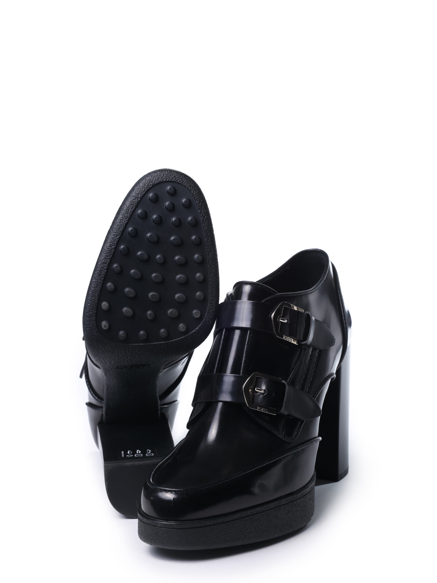 Ботильоны XXW41A0U290ESHB999 черные на высоком каблуке — купить в интернет-магазине Verdistore