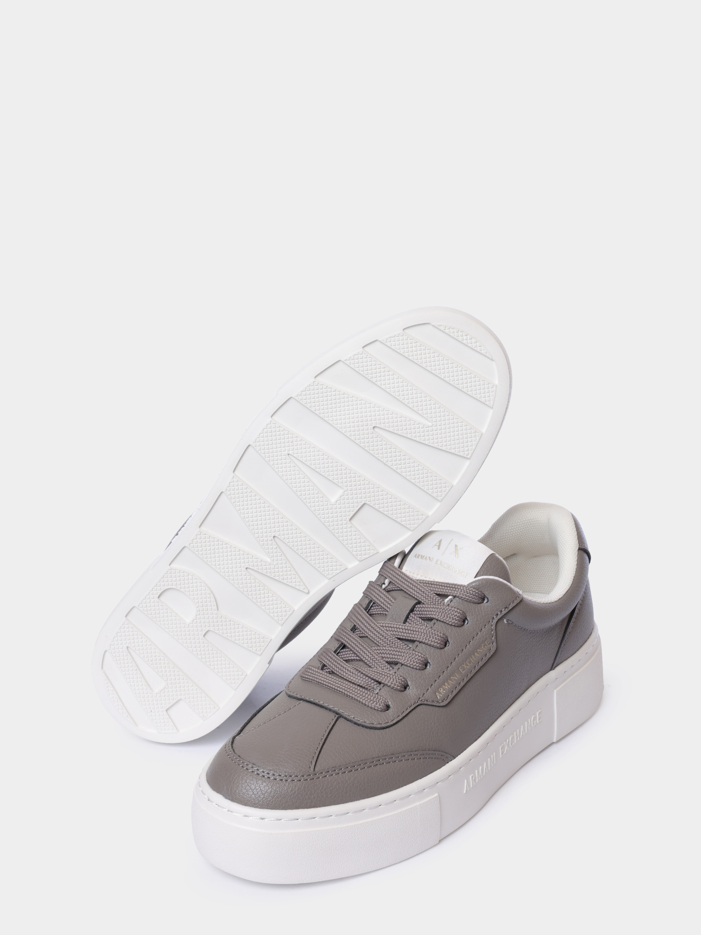 Кеды Armani Exchange XW001662 AF17351 U6242 серые женские — купить в интернет-магазине Verdistore