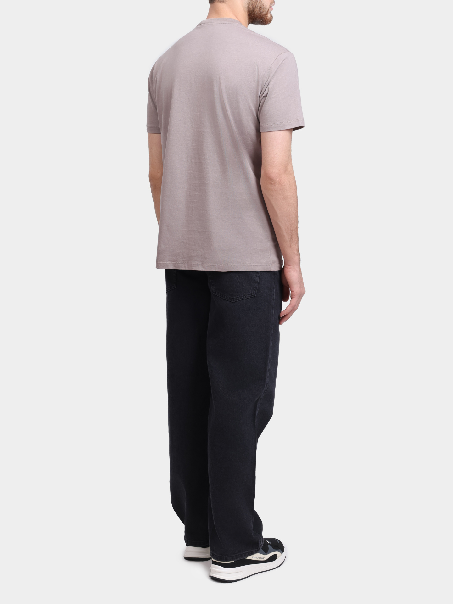 Футболка Armani Exchange XM001792 AF12308 U6107 бежевая мужская — купить в интернет-магазине Verdistore
