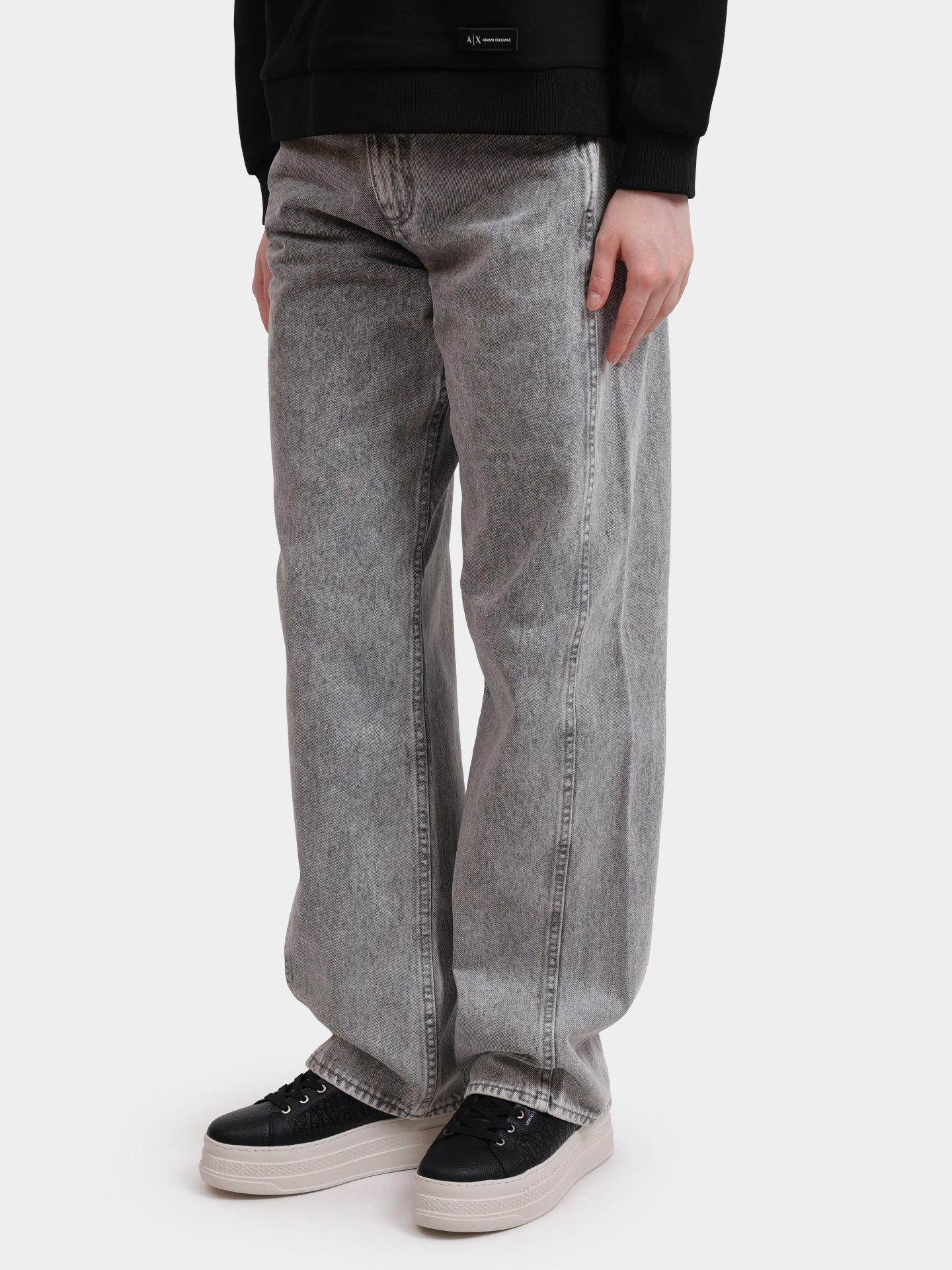 Джинсы Armani Exchange XW001404 AF16180 M8088 серые женские — купить в интернет-магазине Verdistore