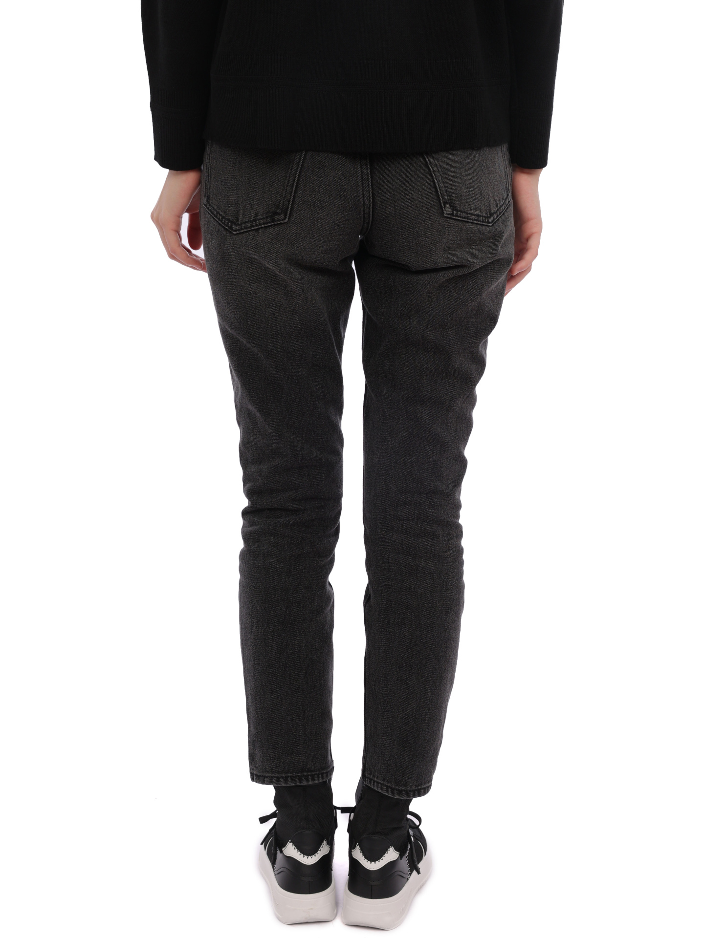 Джинсы Armani Exchange 6RYJ51 Y11AZ 0204 черные женские зауженные — купить в интернет-магазине Verdistore