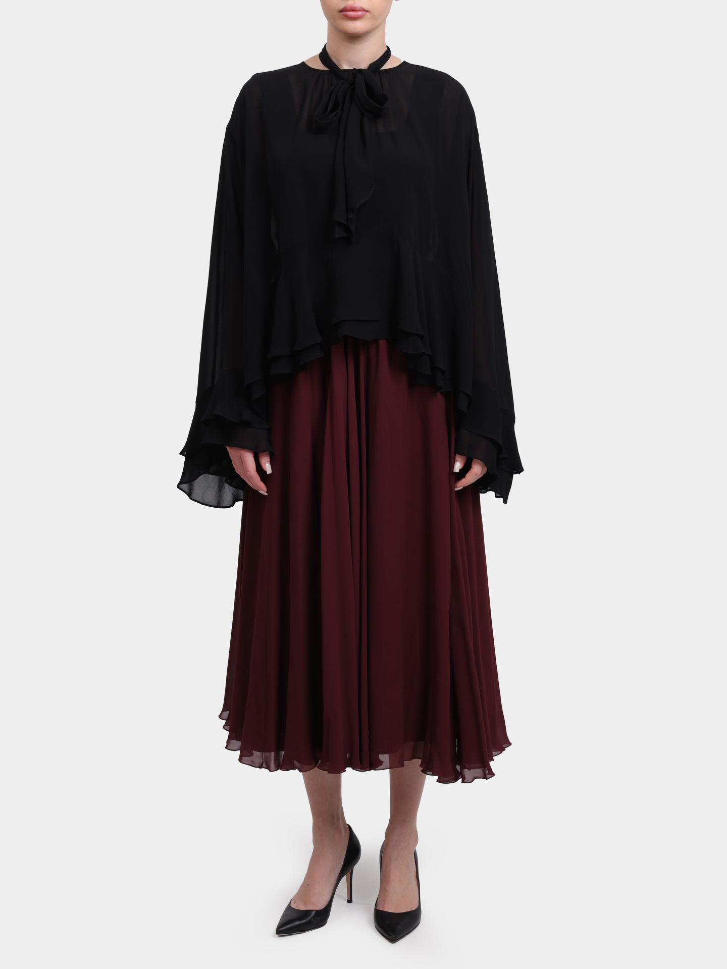 Блузка MARELLA PRISCA 004 черная женская — купить в интернет-магазине Verdistore