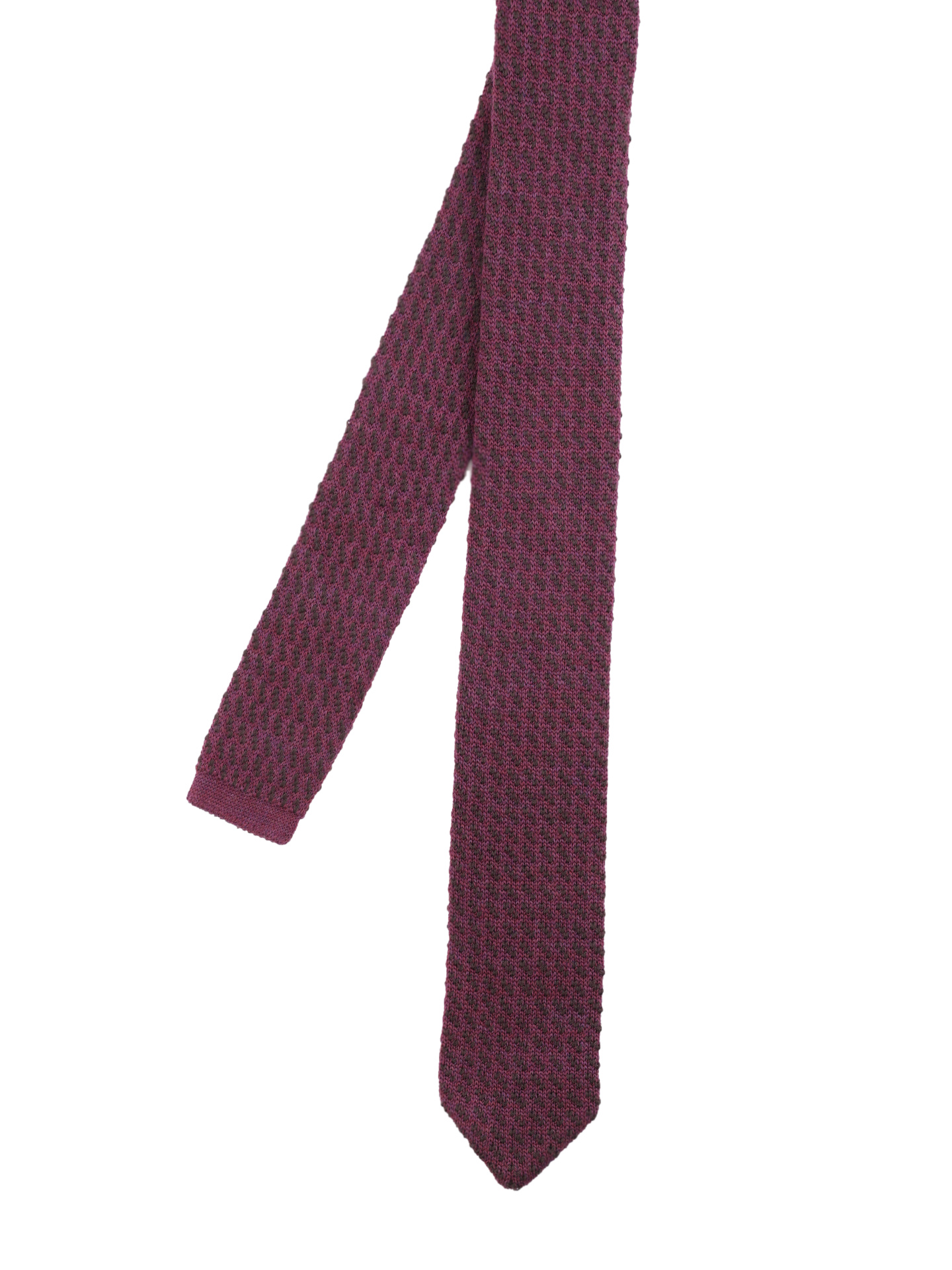 Галстук из мягкой такани бордового цвета — купить в интернет-магазине Verdistore