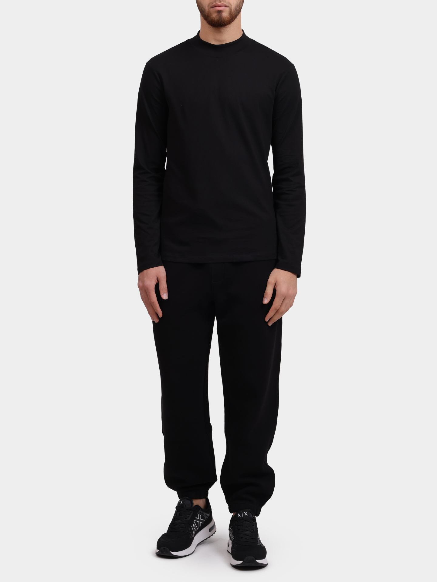 Джоггеры Armani Exchange XM001347 AF16222 UC001 черные мужские — купить в интернет-магазине Verdistore