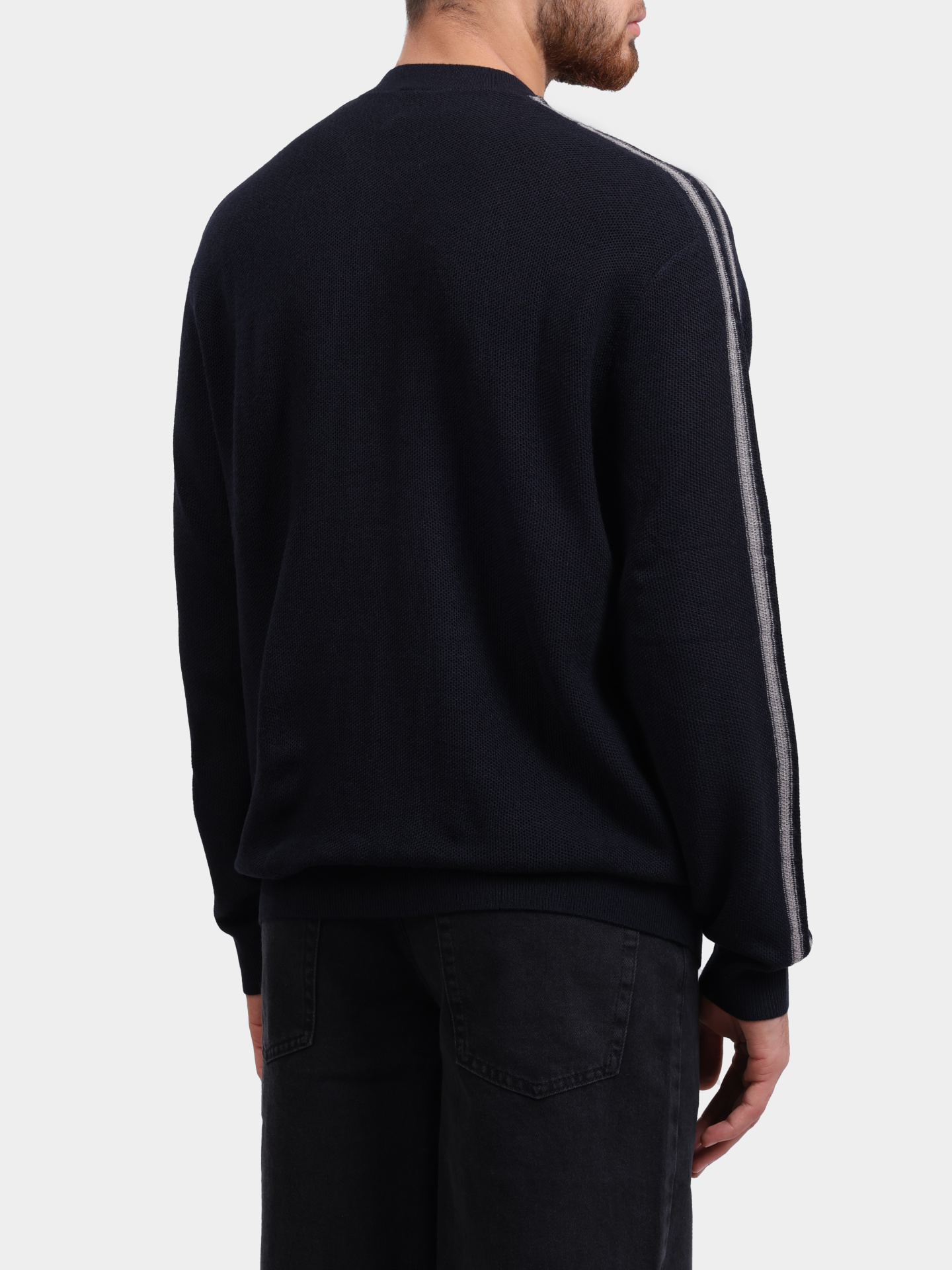 Джемпер Armani Exchange XM001318 AF11965 UB101 темно-синий мужской  — купить в интернет-магазине Verdistore