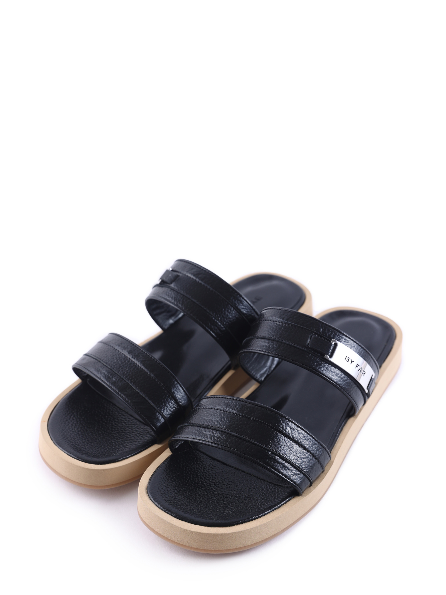 Сандалии By Far 22CRESBLGG BL кожаные женские — купить в интернет-магазине Verdistore