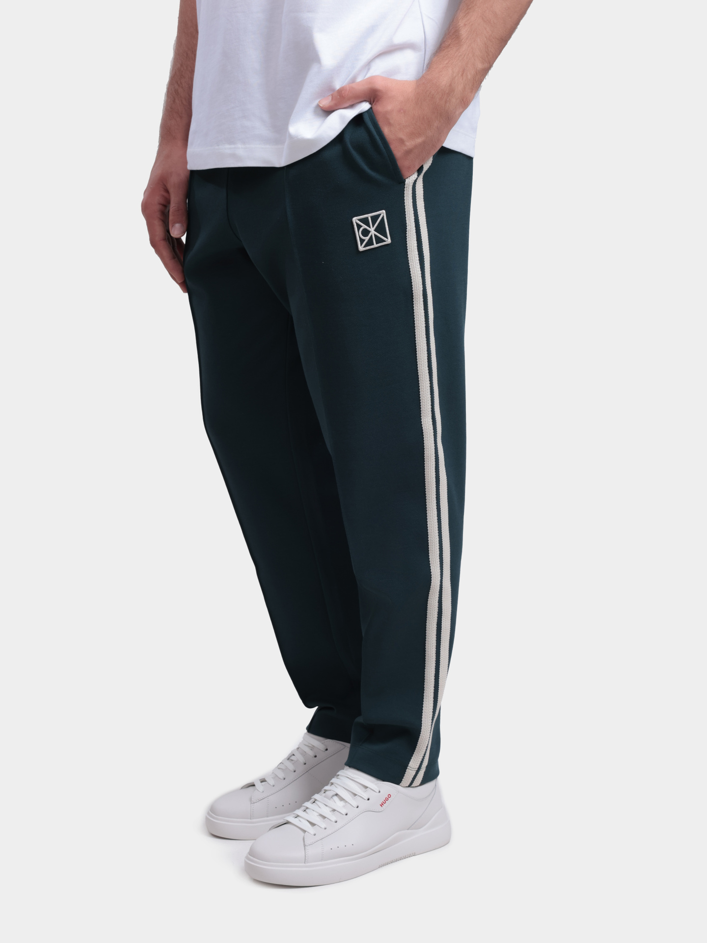 Брюки спортивные Calvin Klein LV04LF237G PZM зеленые мужские — купить в интернет-магазине Verdistore