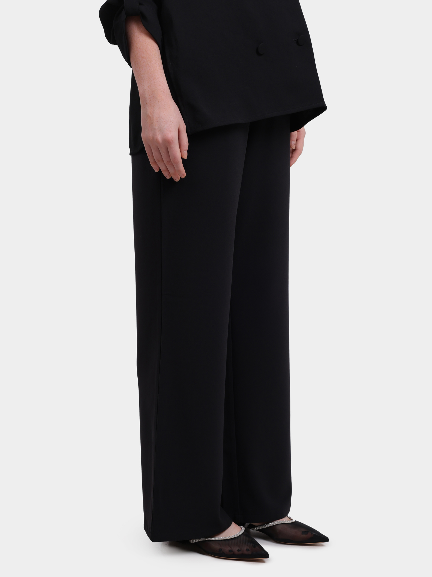 Брюки Liu-Jo TF5265 TS423 22222 черные женские — купить в интернет-магазине Verdistore