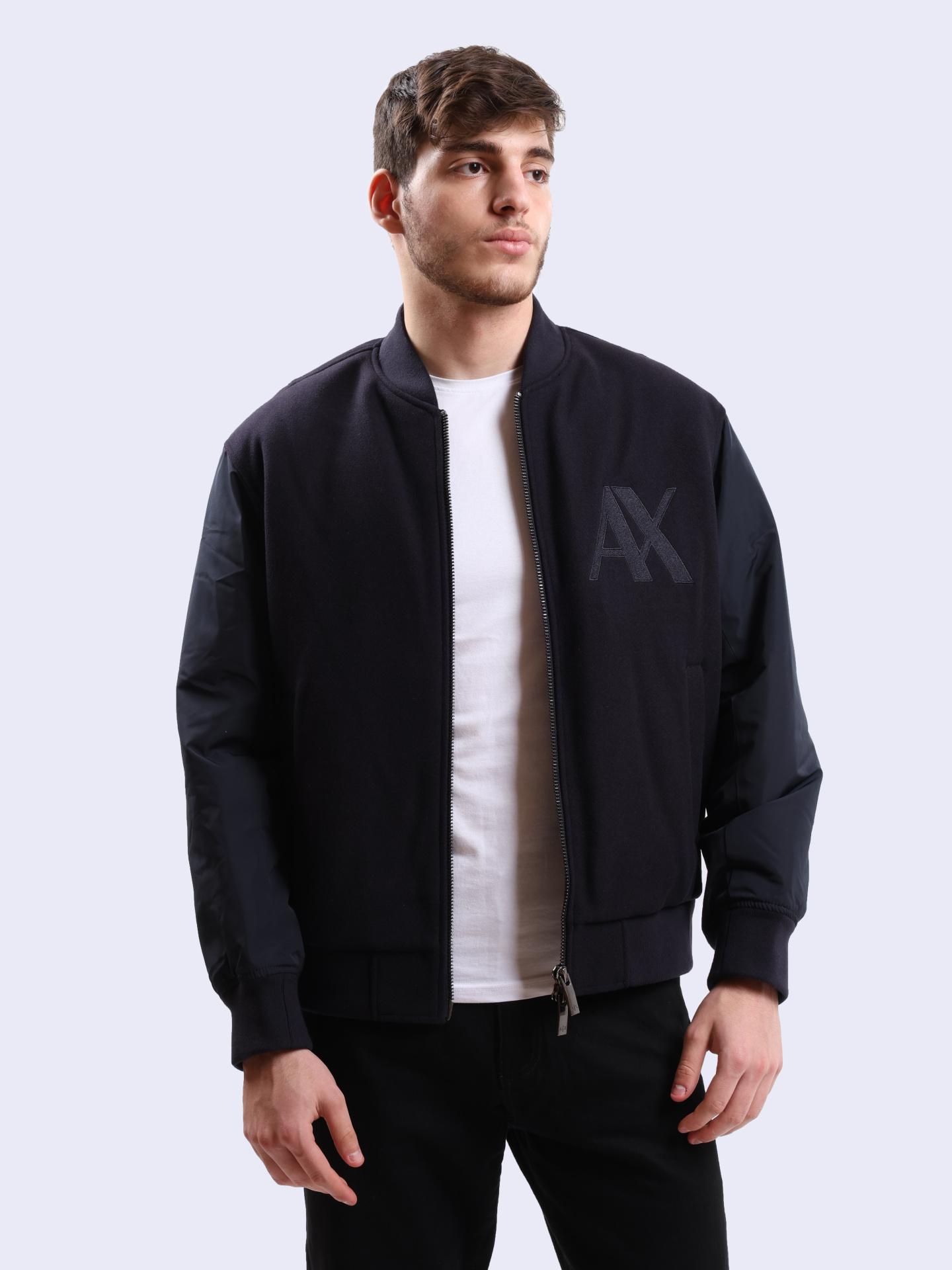 Бомбер Armani Exchange 6DZB32 ZN5PZ 1510 темно-синий мужской — купить в интернет-магазине Verdistore