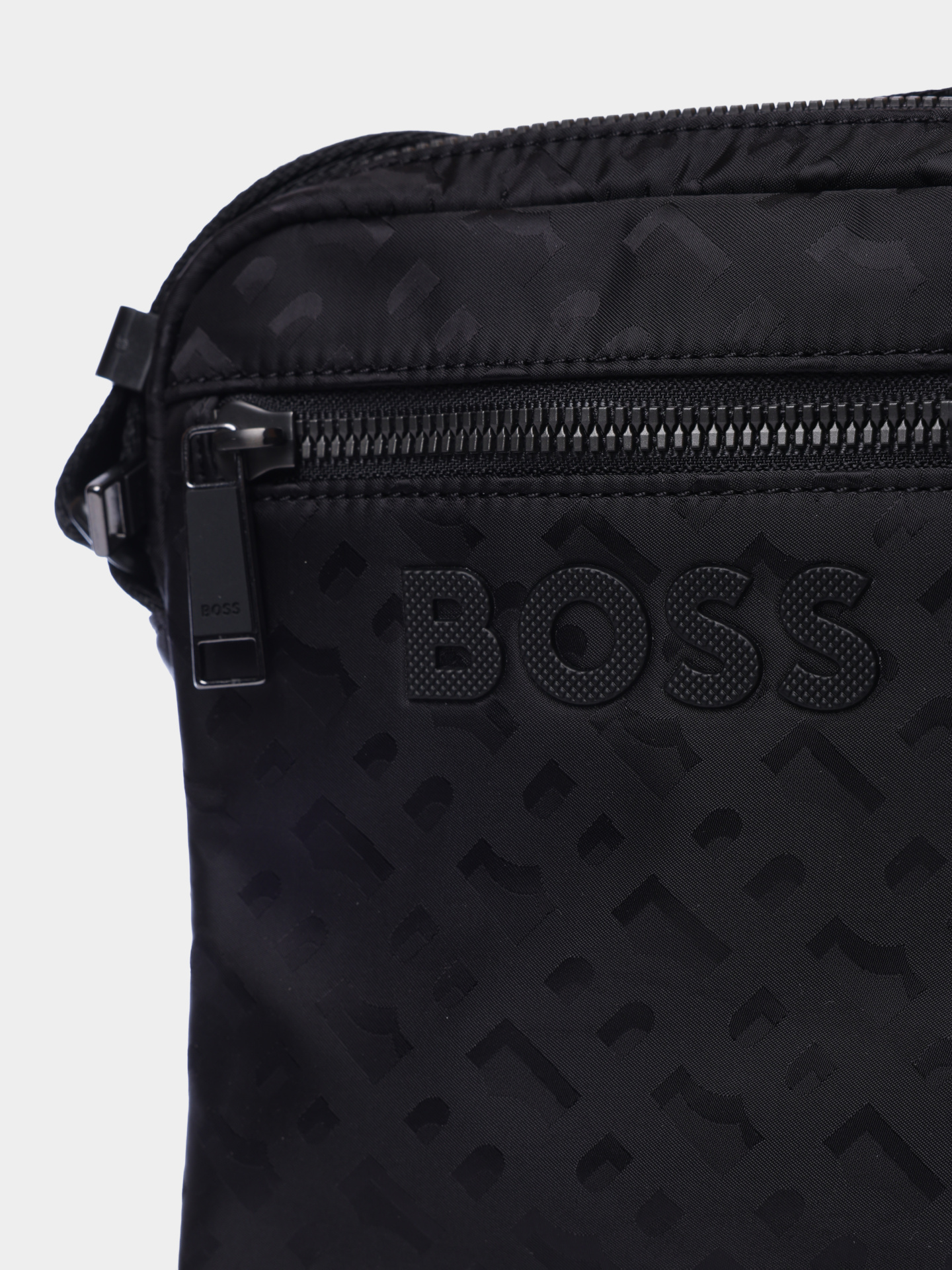 Сумка Boss 50541467 001 черная мужская с логотипом — купить в интернет-магазине Verdistore