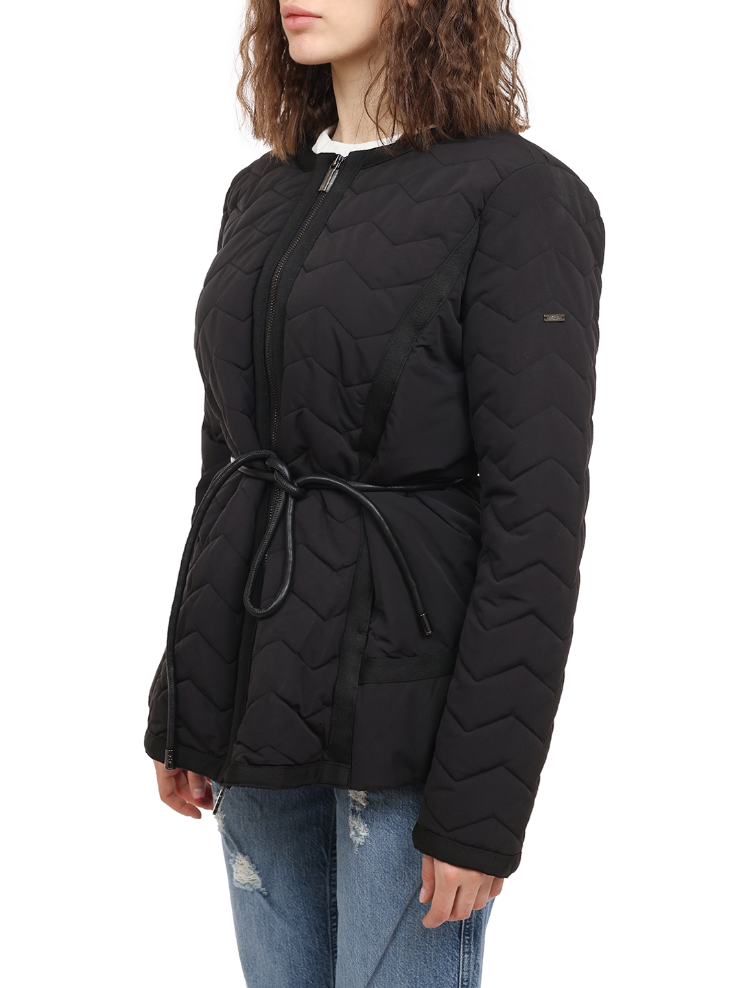 Куртка Armani Exchange 6ZYB09 стеганая женская с поясом — купить в интернет-магазине Verdistore