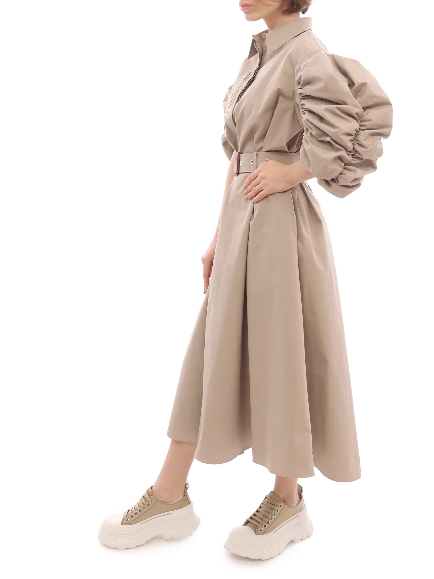 Платье Alexander McQueen 696833 QAAAY 8009 хлопковое женское — купить в интернет-магазине Verdistore