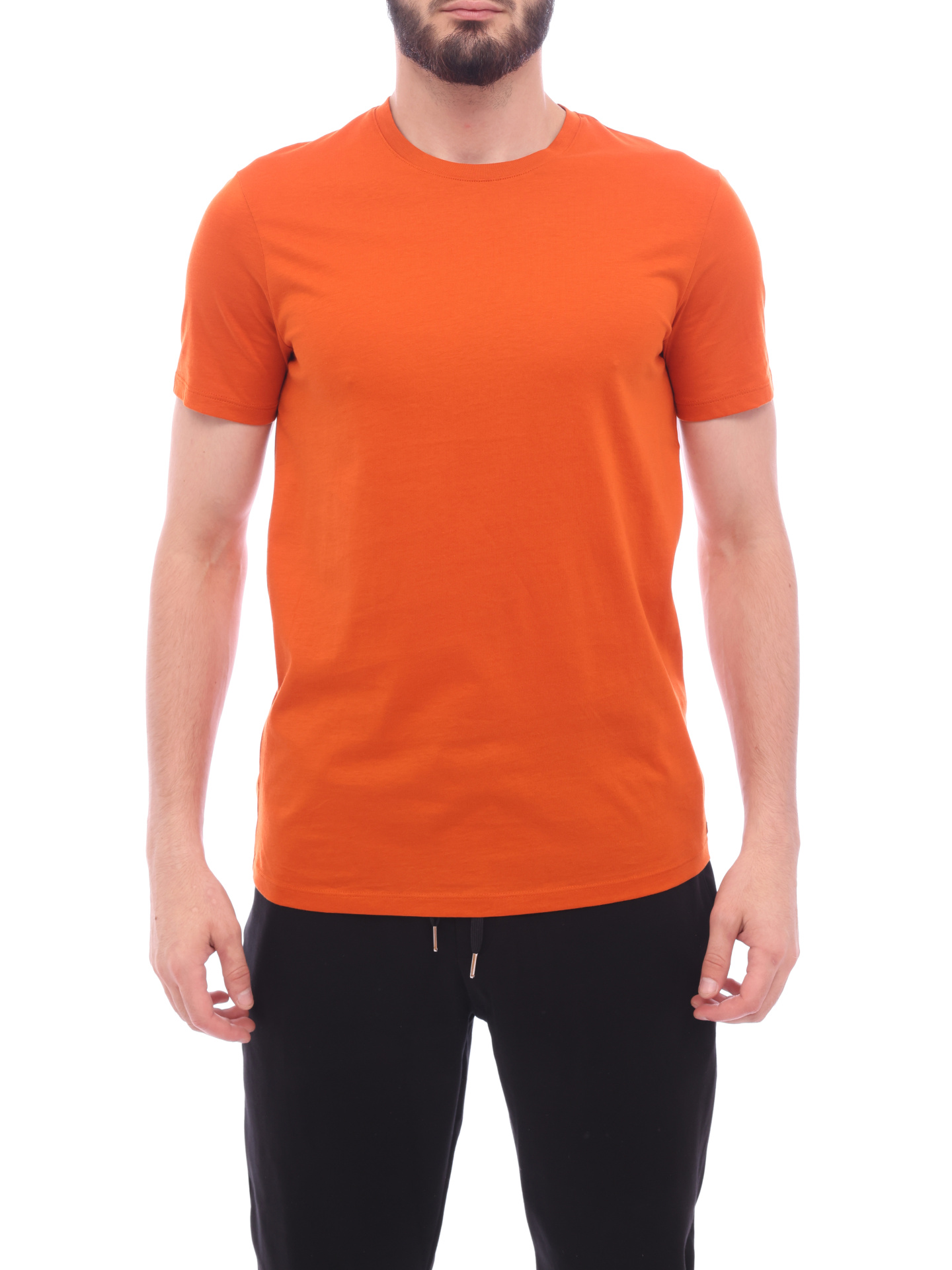 Футболка Armani Exchange 8NZT74 ZJA5Z 1676 оранжевая мужская из хлопка — купить в интернет-магазине Verdistore
