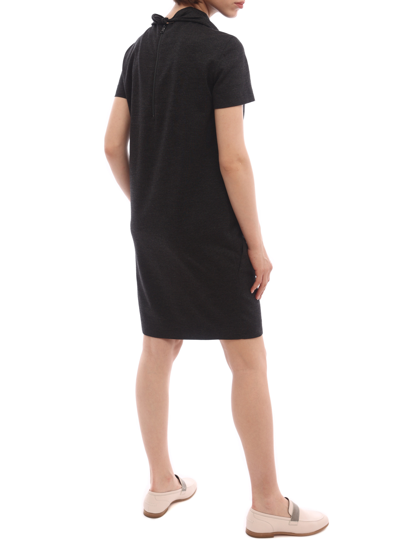 Платье Brunello Cucinelli MR974A36B1 темно-серое женское — купить в интернет-магазине Verdistore