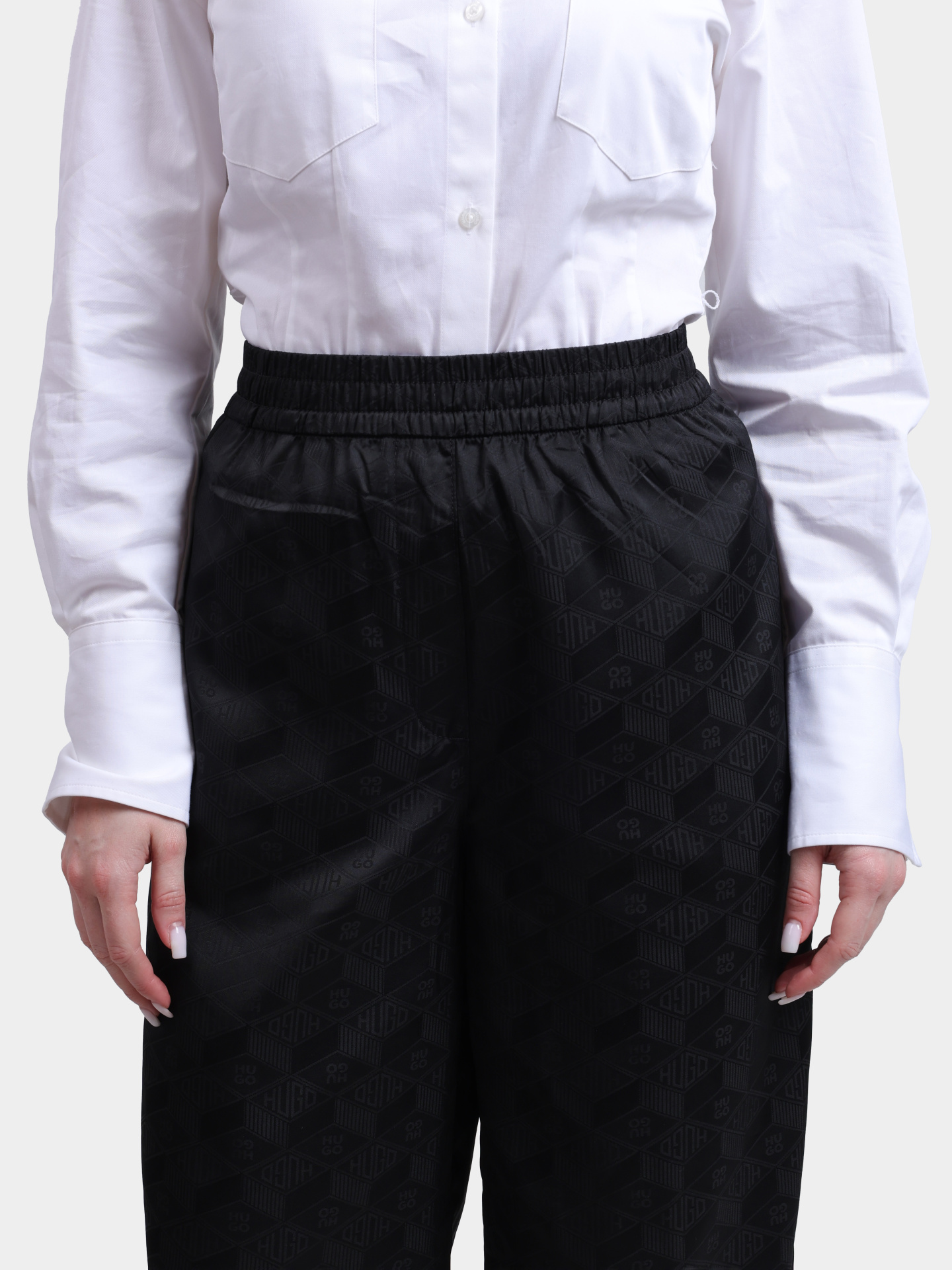 Брюки Hugo 50536962 964 черные женские — купить в интернет-магазине Verdistore