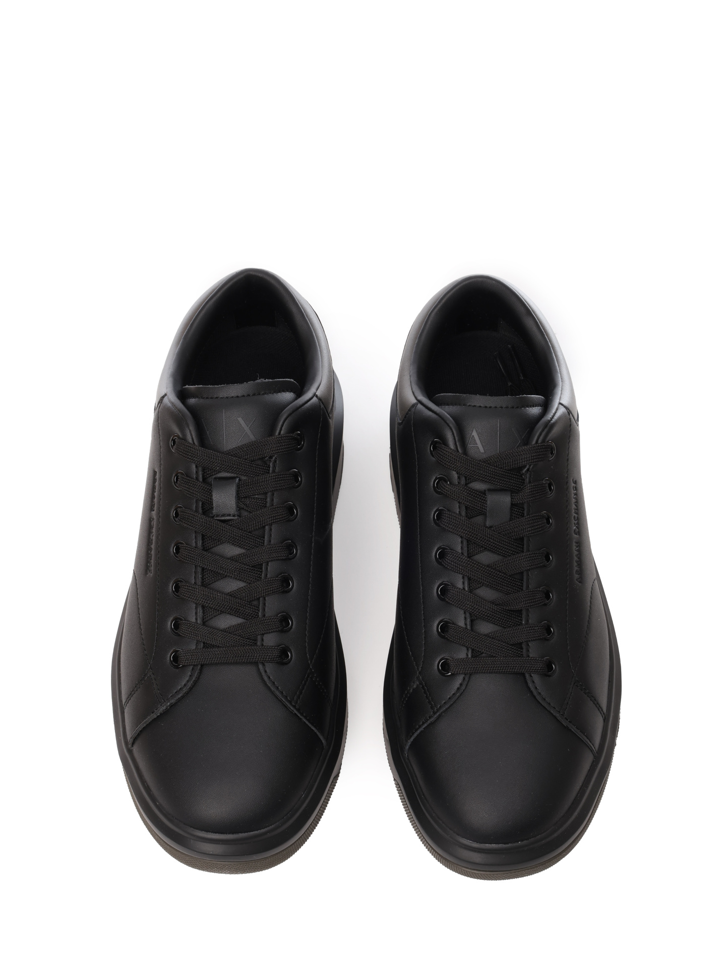 Кеды Armani Exchange XUX123 XV534 U181 черные мужские кожаные — купить в интернет-магазине Verdistore