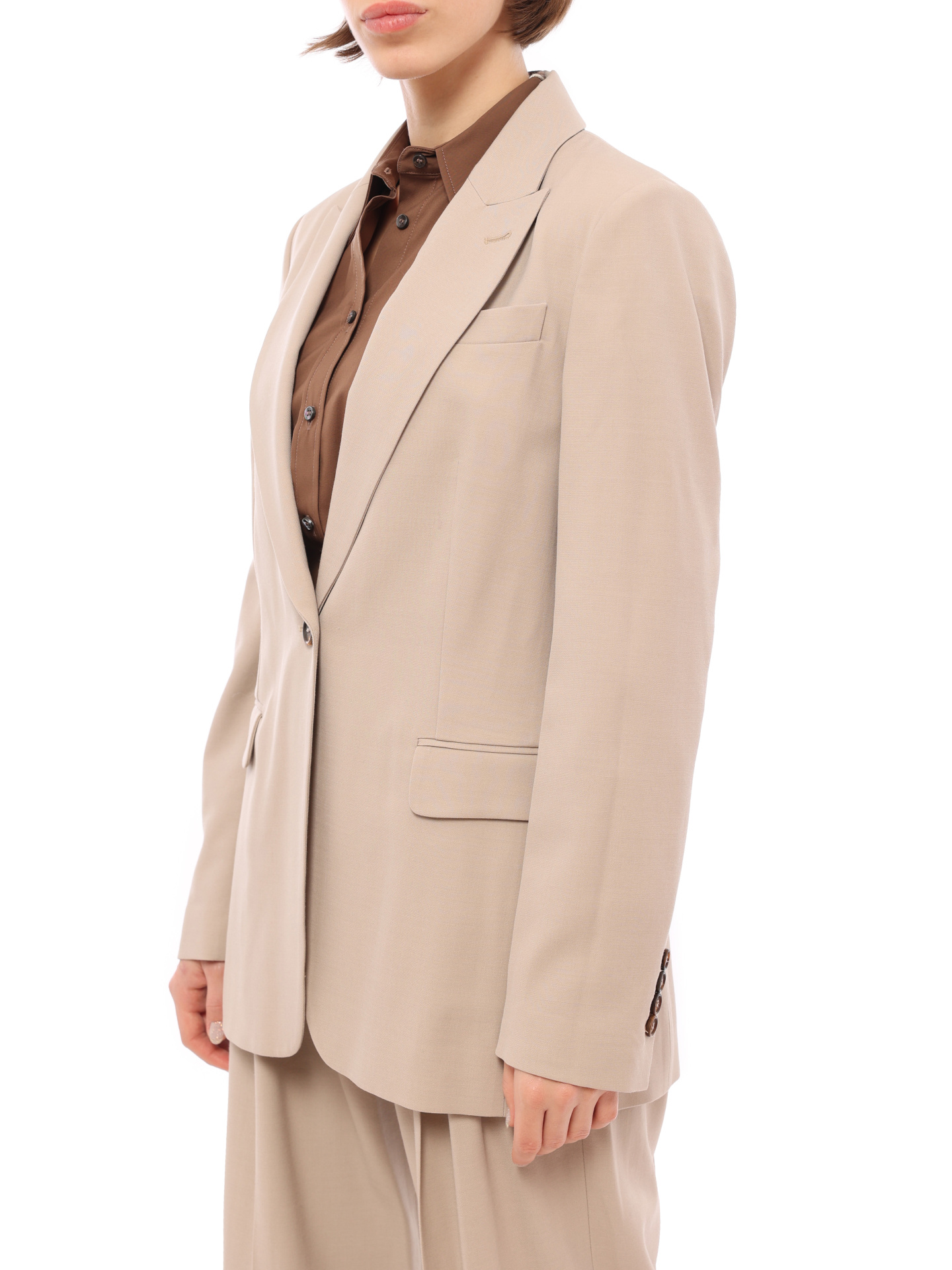 Жакет Brunello Cucinelli MB0482014 C9504 пудровый женский — купить в интернет-магазине Verdistore