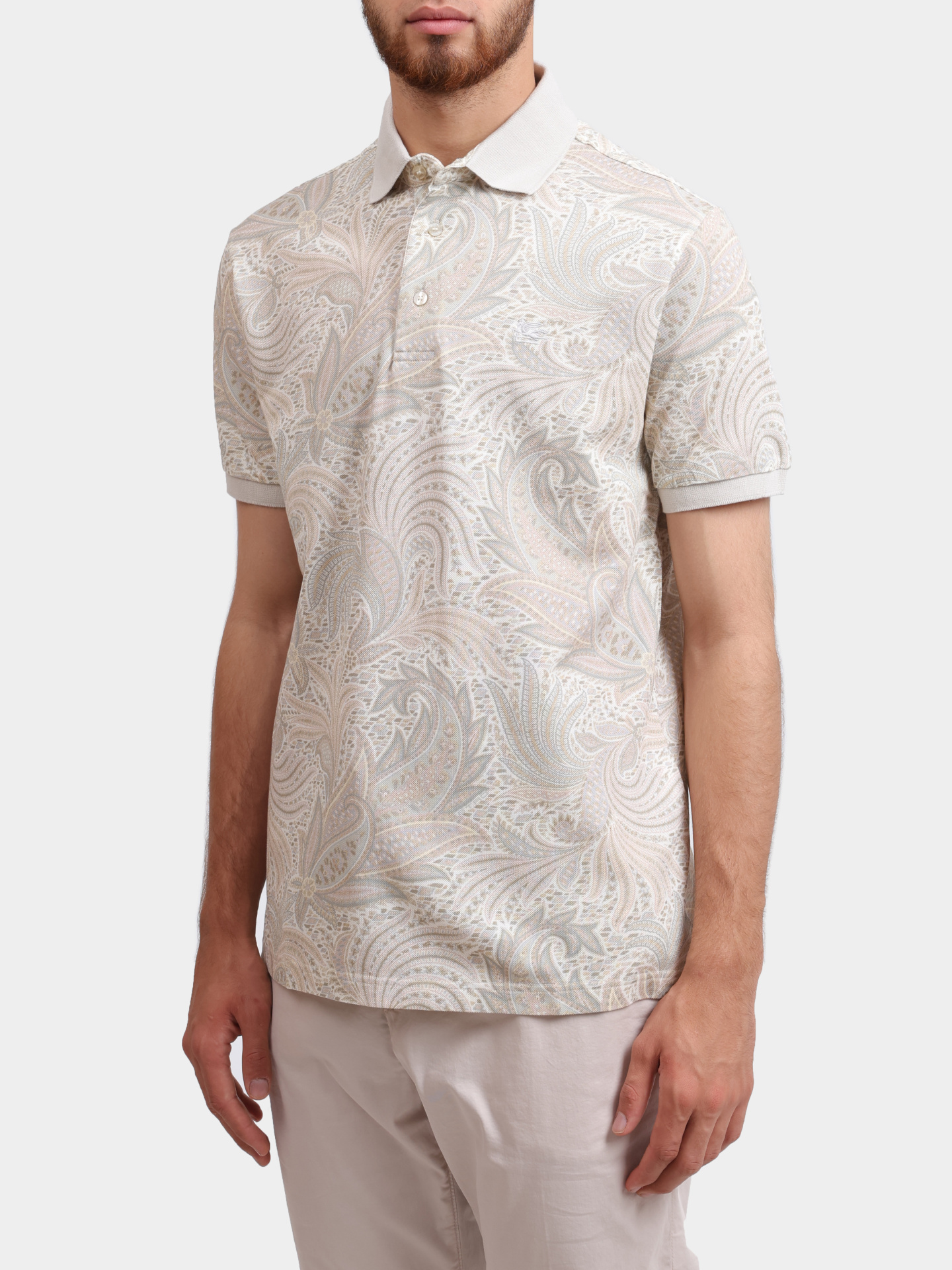 Поло MRMD0004 AK573 X0820 прямого кроя белое — купить в интернет-магазине Verdistore