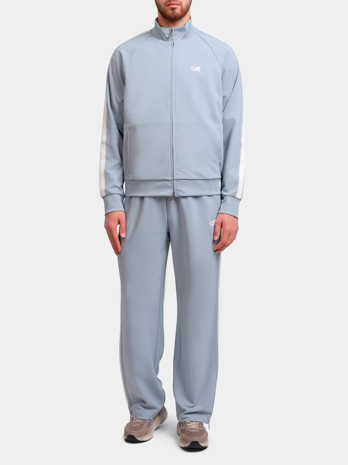 Брюки спортивные Calvin Klein Jeans LV04RC233G CI1 мужские с молниями по бокам — купить в интернет-магазине Verdistore