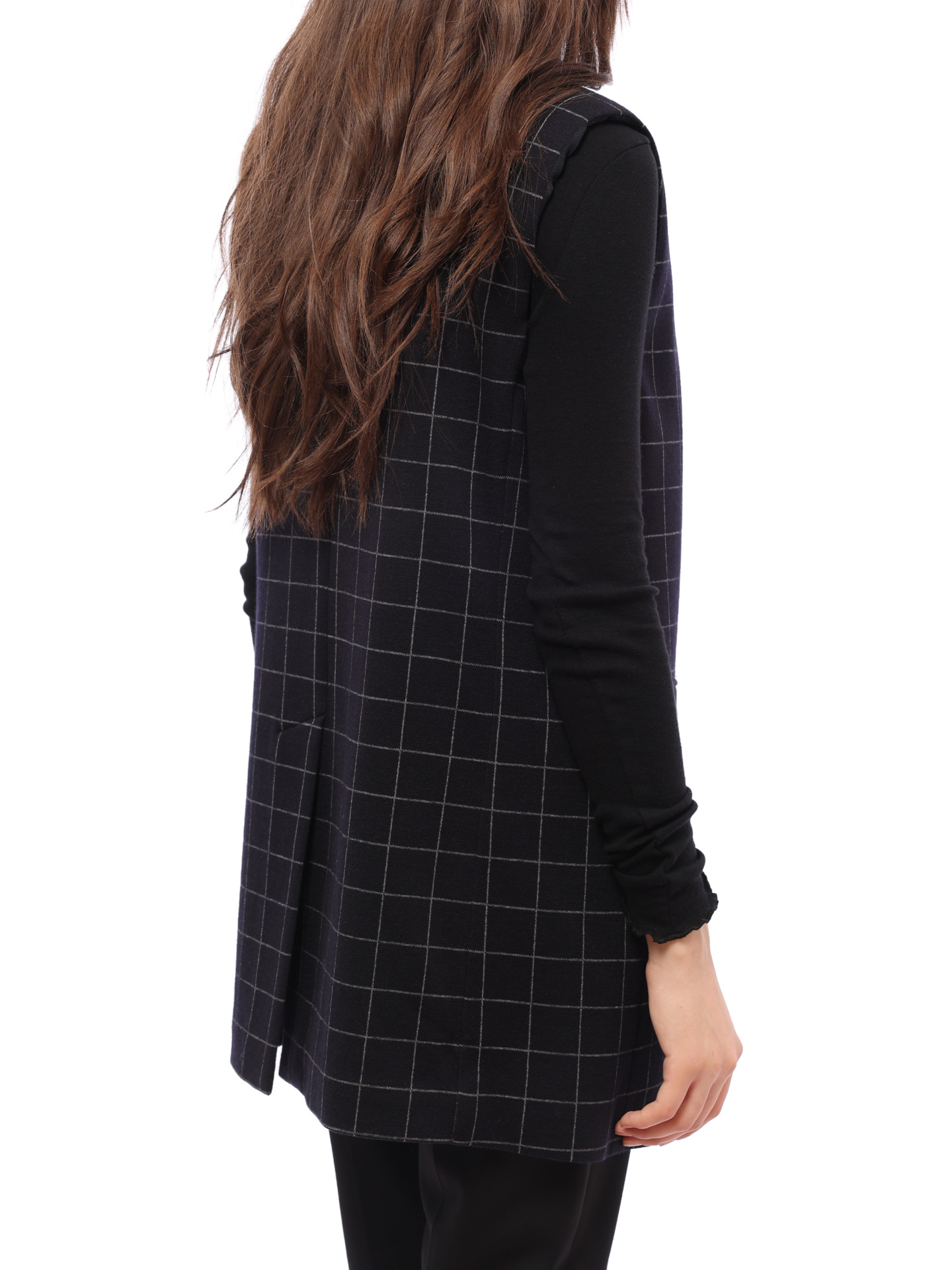 Жилет Brunello Cucinelli MA9423687 удлиненный женский — купить в интернет-магазине Verdistore
