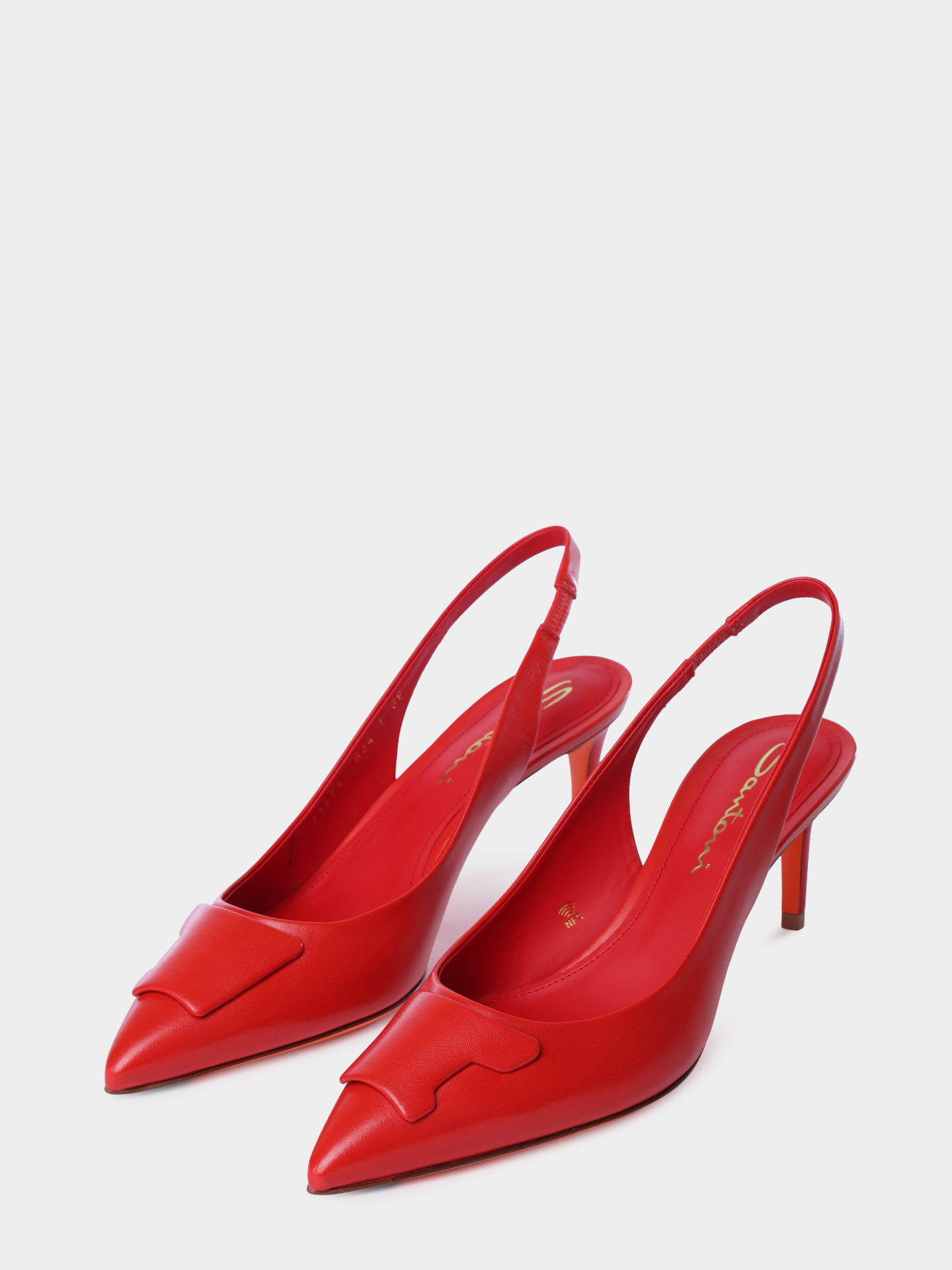 Туфли Santoni WDLG71474HA2TSZAR34 кожаные женские — купить в интернет-магазине Verdistore