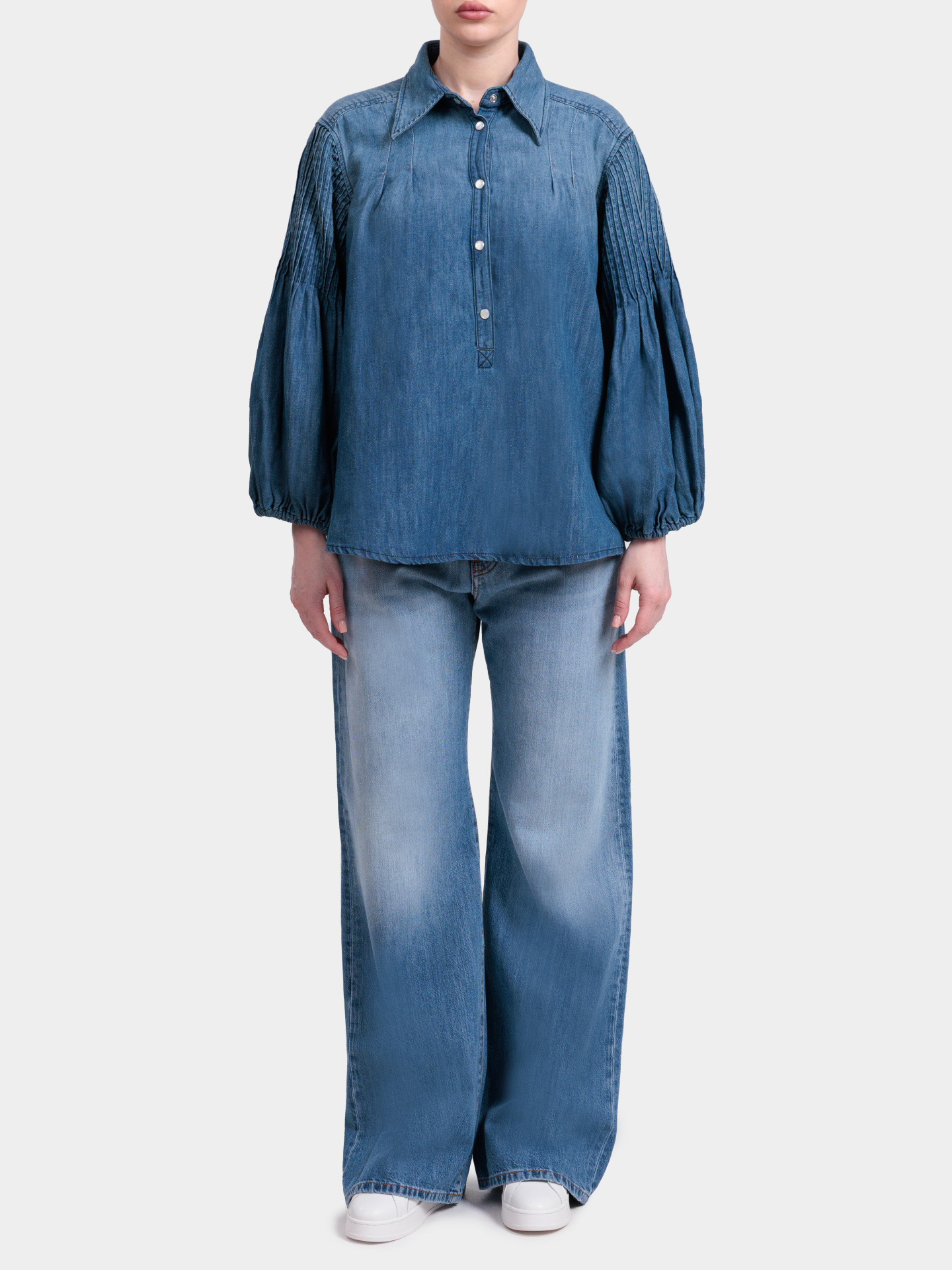 Блуза Pinko 106402 A33J PJL джинсовая женская — купить в интернет-магазине Verdistore