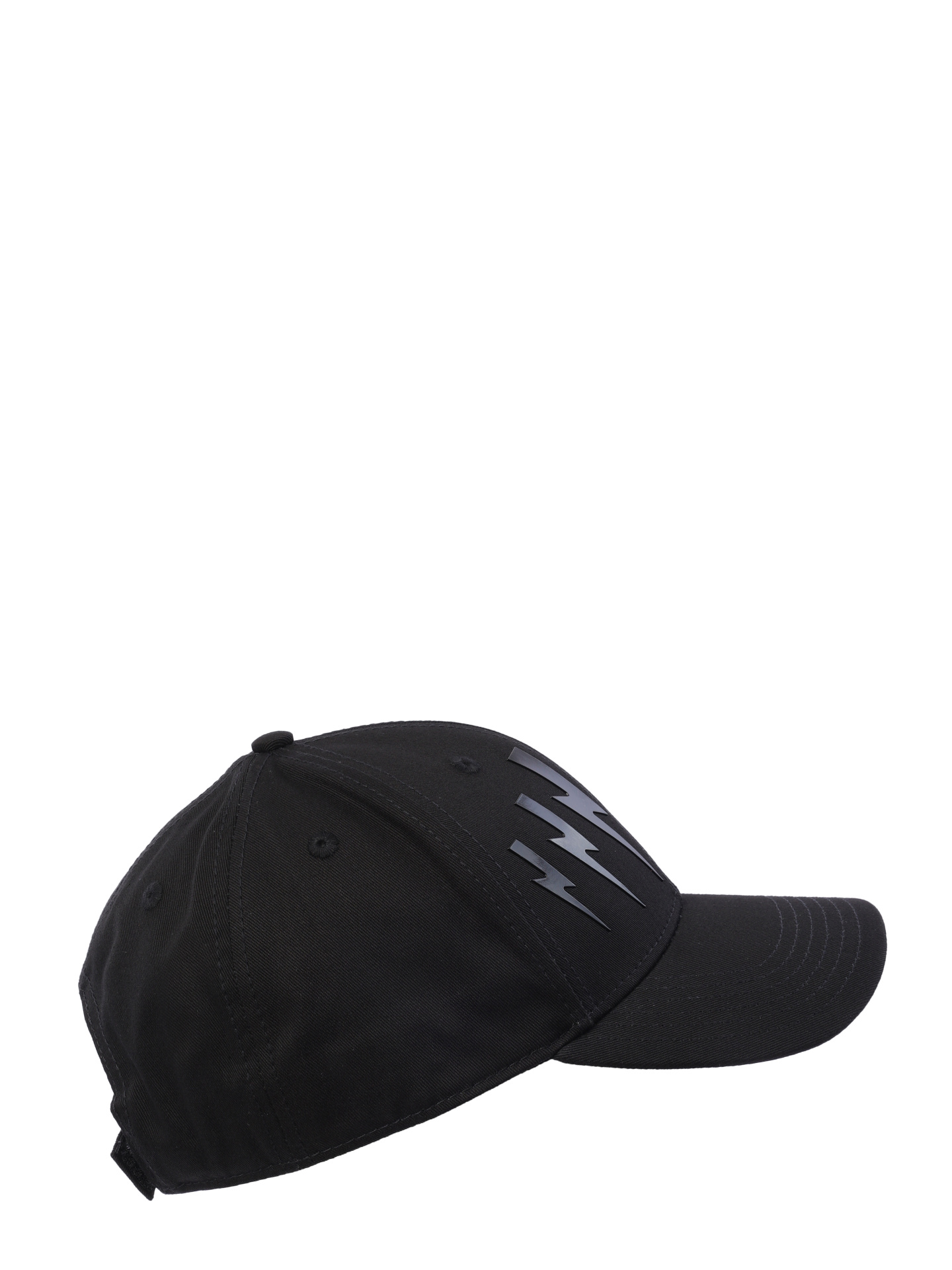 Бейсболка черная хлопковая с черной наклейкой логотипом — купить в интернет-магазине Verdistore