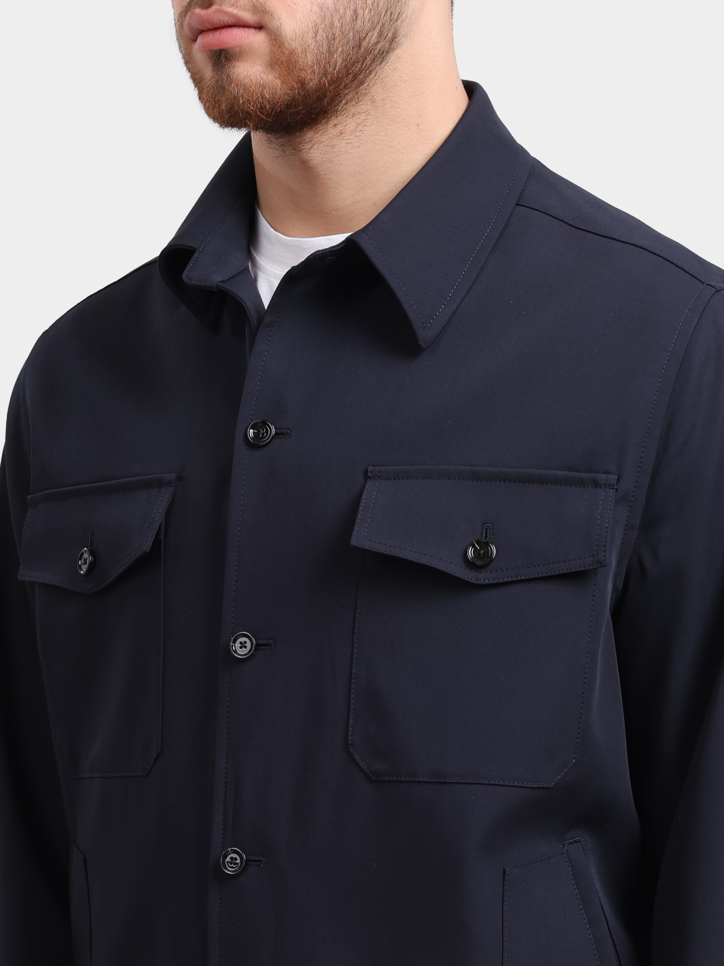 Бомбер Lardini PA RONO CN64422 мужской темно-синий — купить в интернет-магазине Verdistore