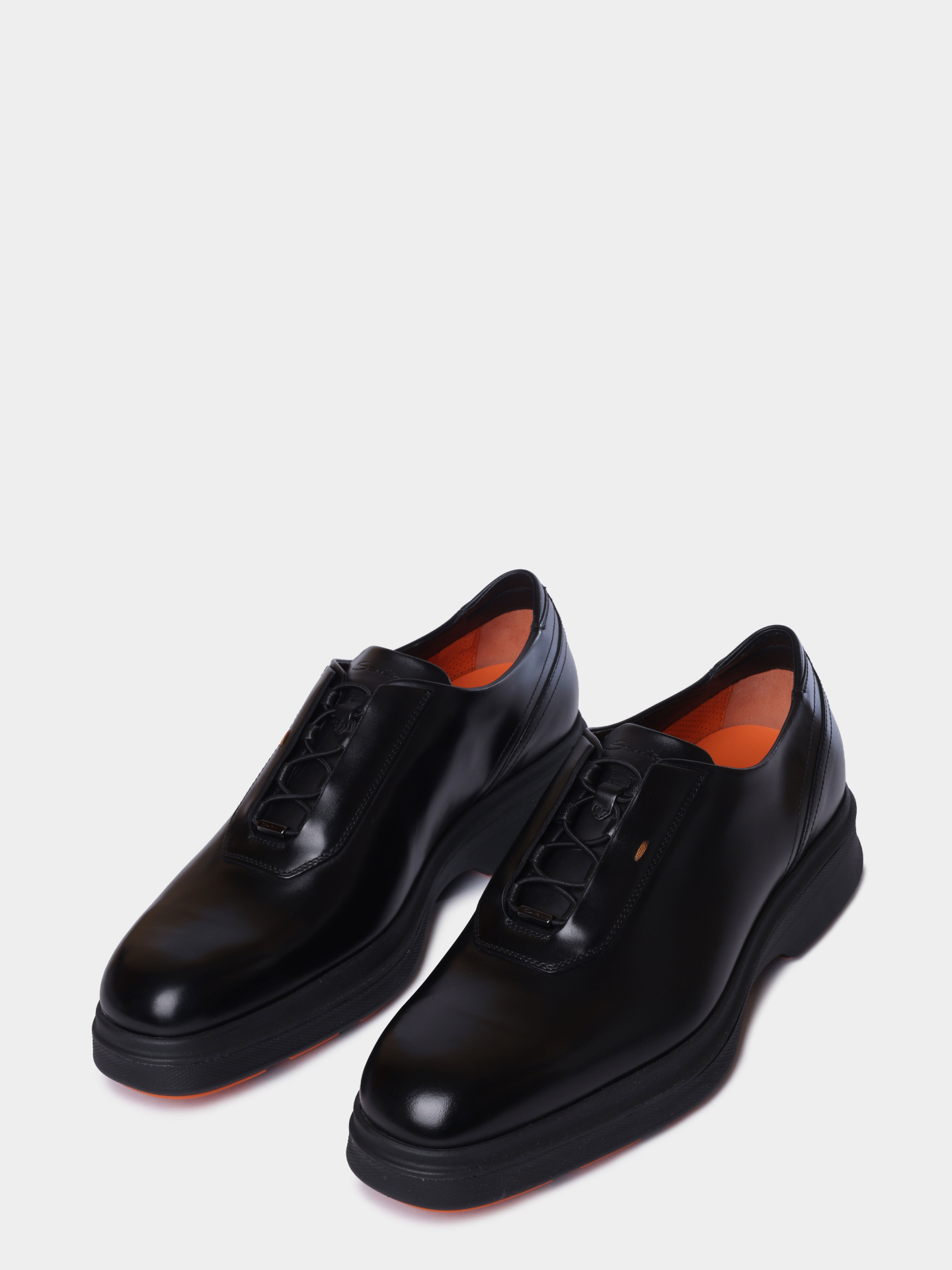 Оксфорды Santoni MGEG19170NEAXNTGN01 кожаные мужские — купить в интернет-магазине Verdistore