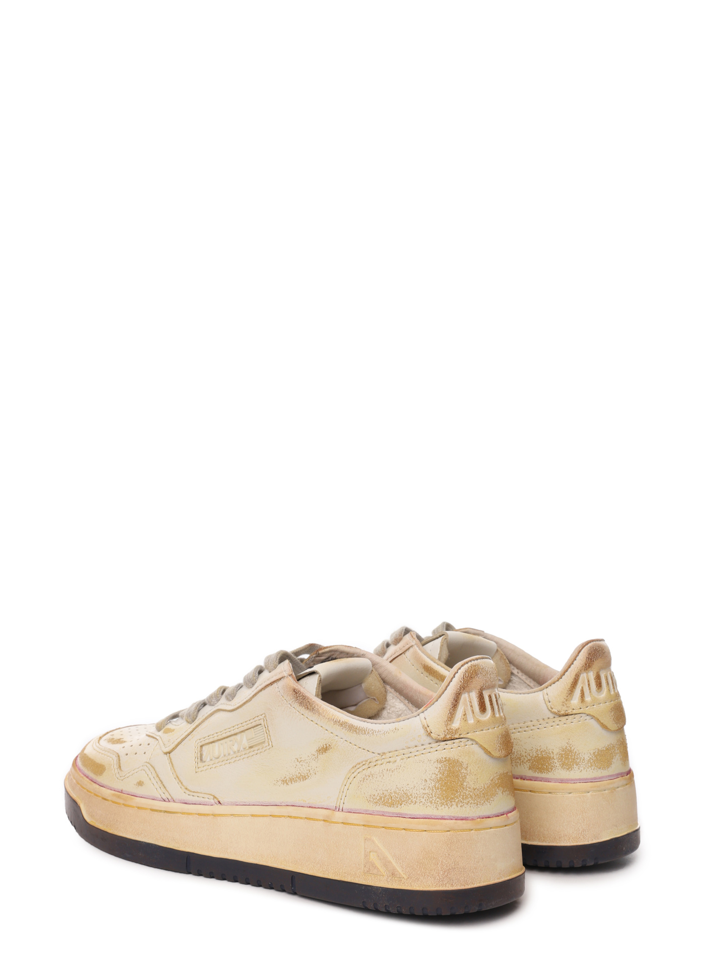 Кеды Autry AVLW-BE01 бежевые женские с потертостями — купить в интернет-магазине Verdistore