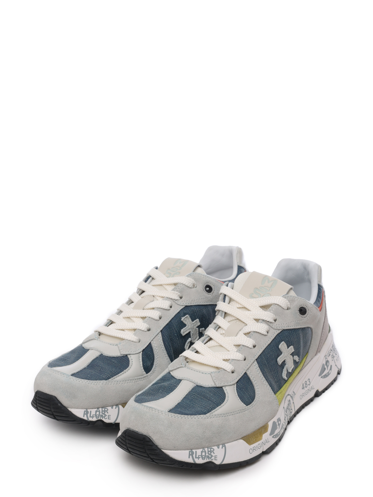 Кроссовки комбинированные на белой подошве спортивные — купить в интернет-магазине Verdistore