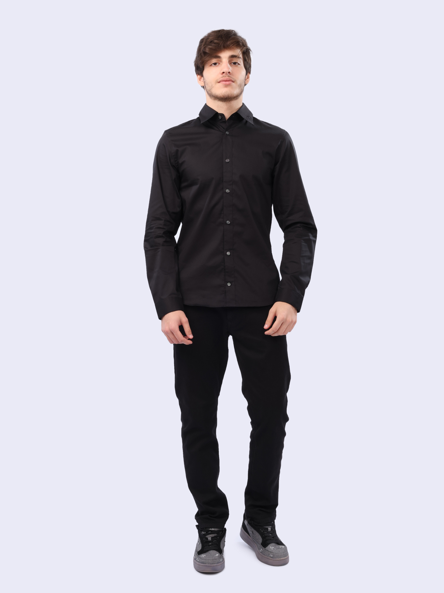 Рубашка Diesel A146350QFAV9XX хлопковая мужская — купить в интернет-магазине Verdistore