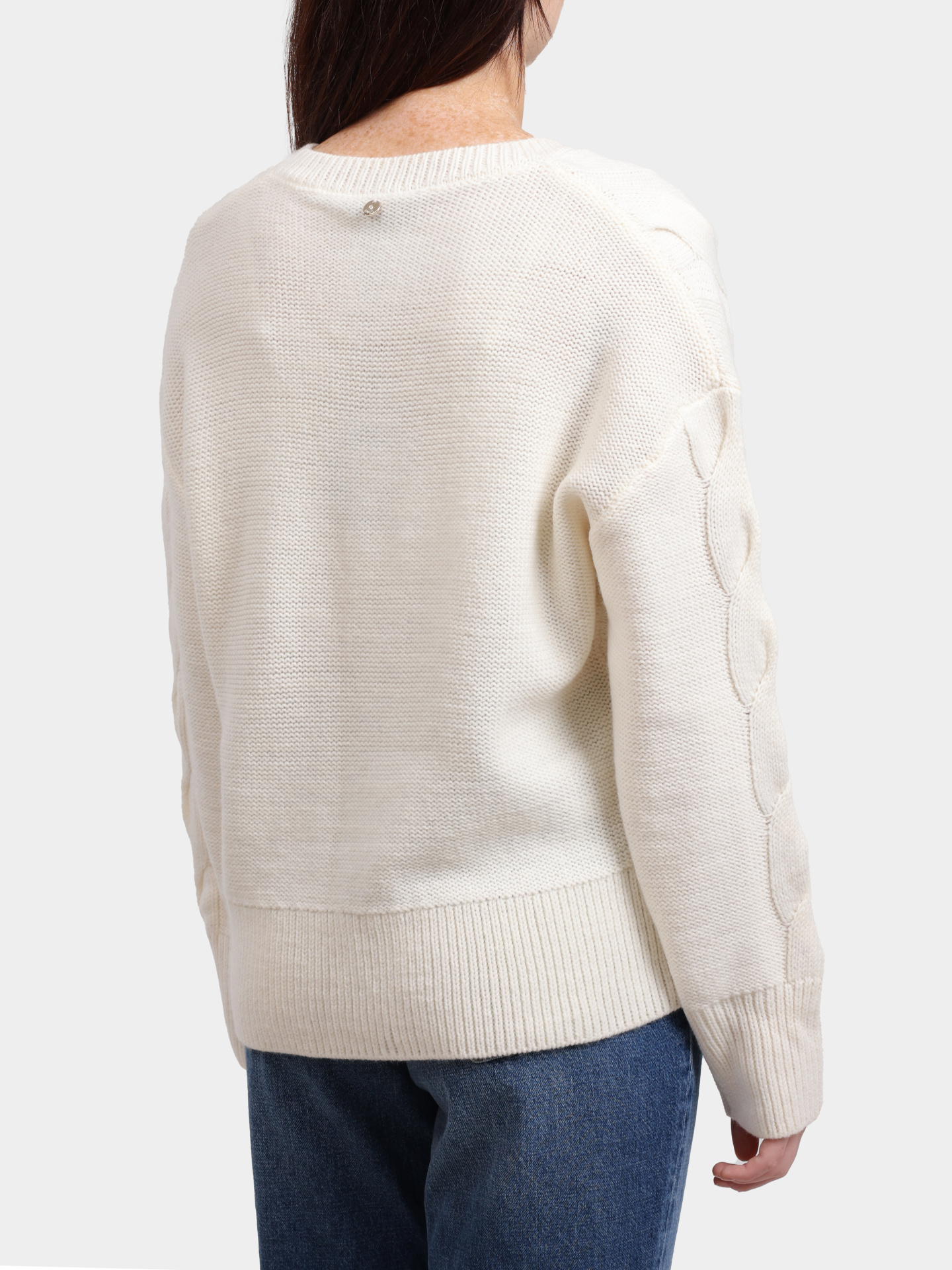 Свитер Liu-Jo CF5406 MA75Q X0256 белый женский — купить в интернет-магазине Verdistore