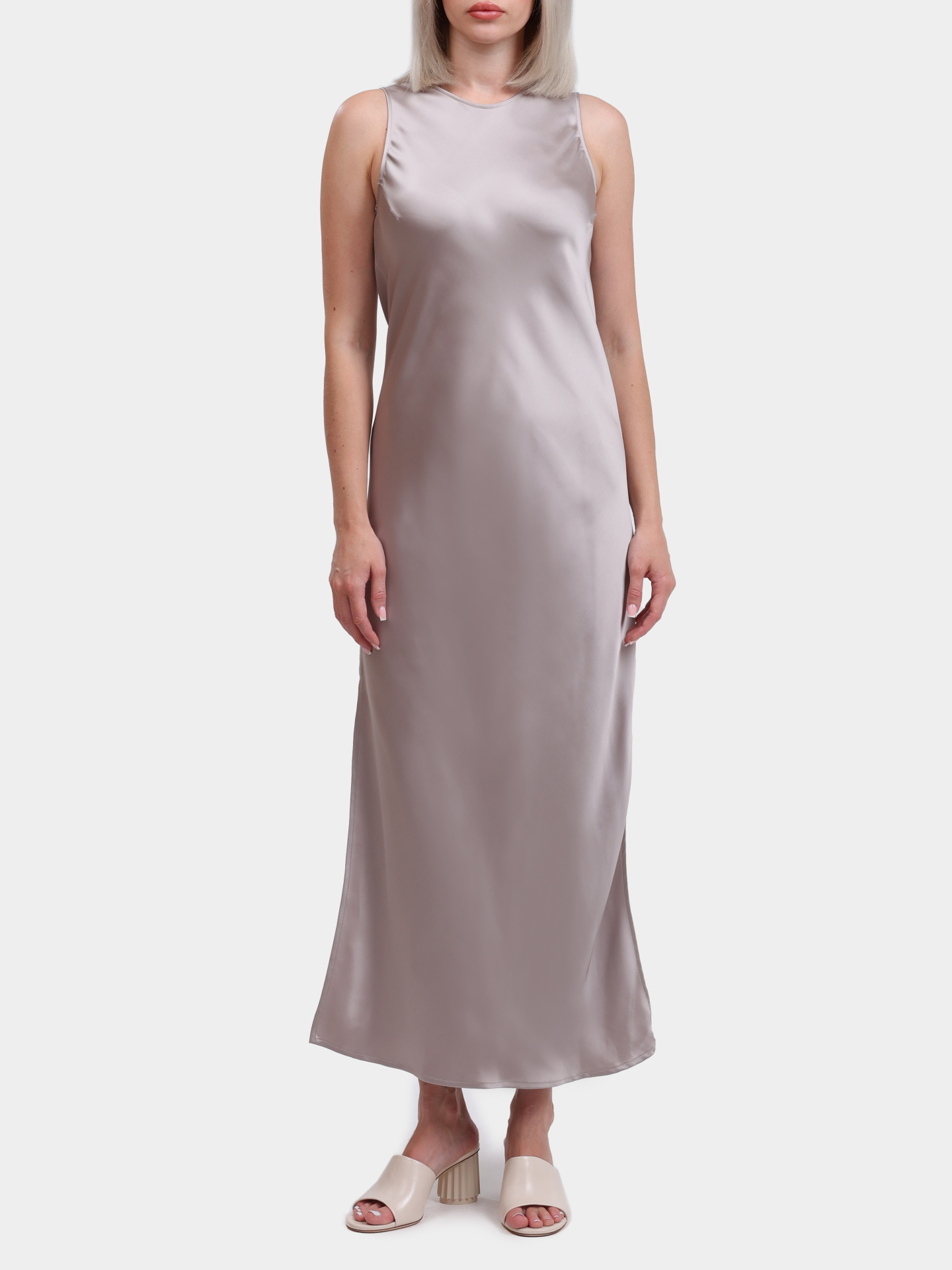 Платье Herno AB000037D 12506 1985 атласное женское — купить в интернет-магазине Verdistore