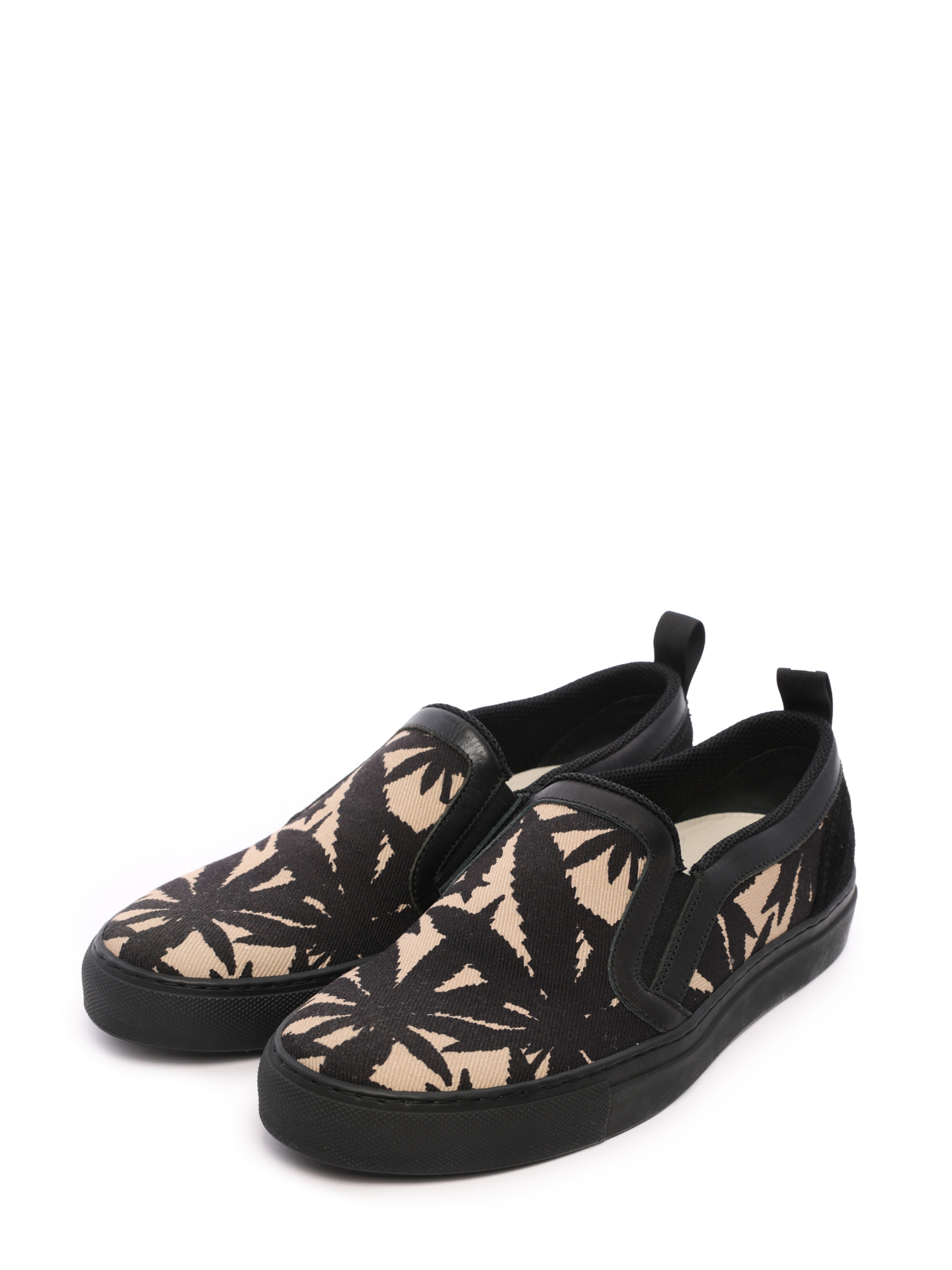 Кеды темно-синие с ярким принтом на темной подошве  — купить в интернет-магазине Verdistore