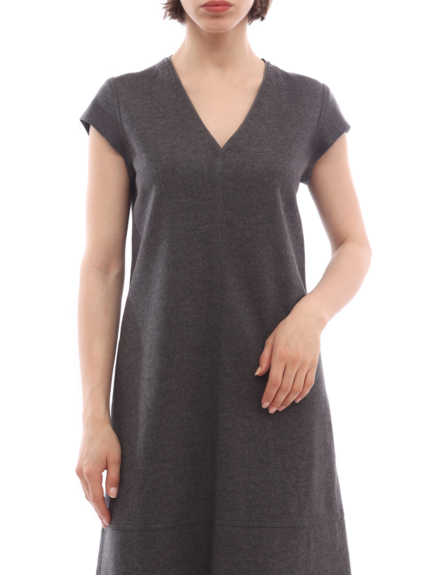 Платье Brunello Cucinelli MOZ362776 шерстяное женское — купить в интернет-магазине Verdistore