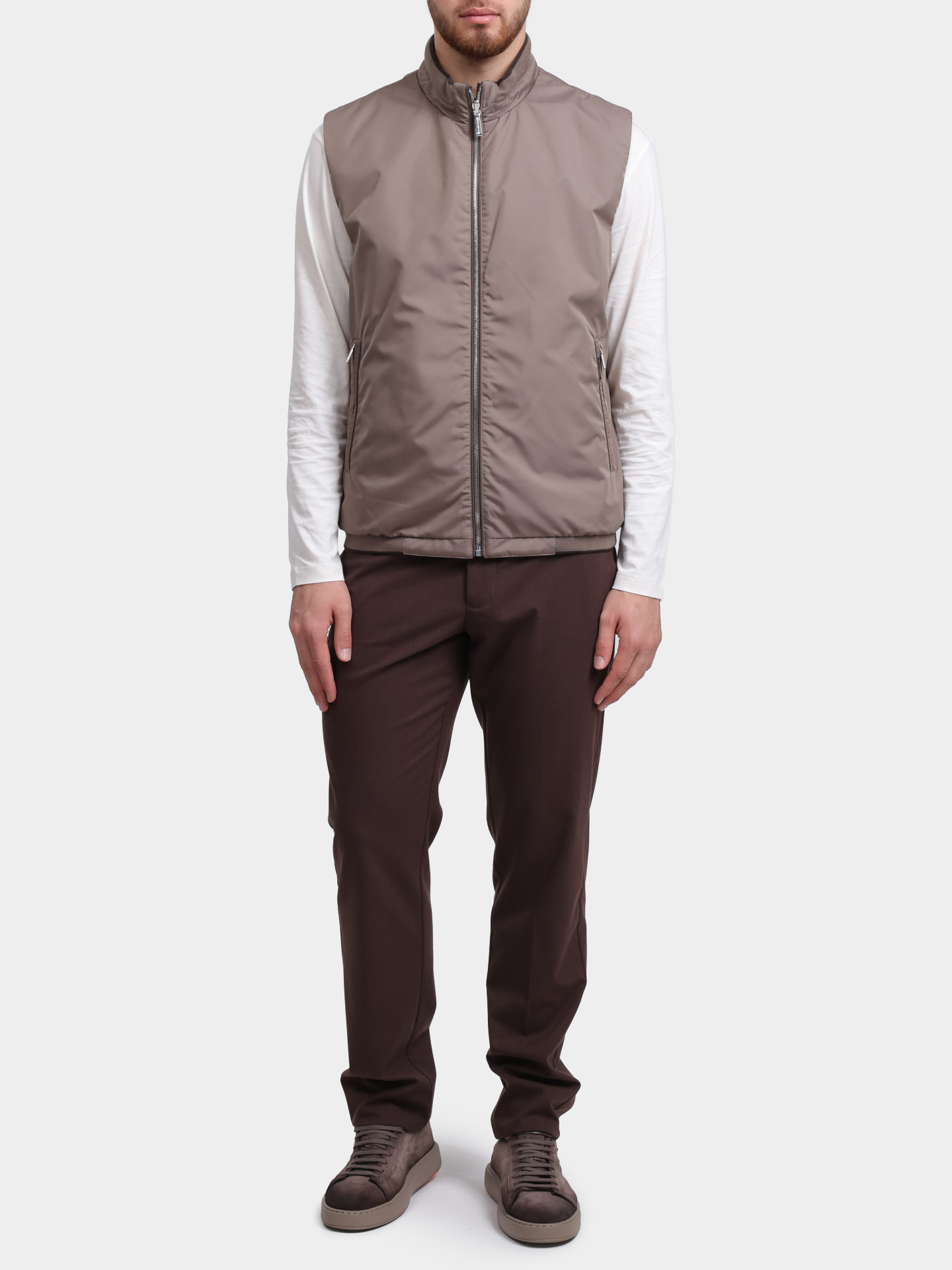 Жилет MooRER FIORESI - WK мужской на молнии двусторонний — купить в интернет-магазине Verdistore