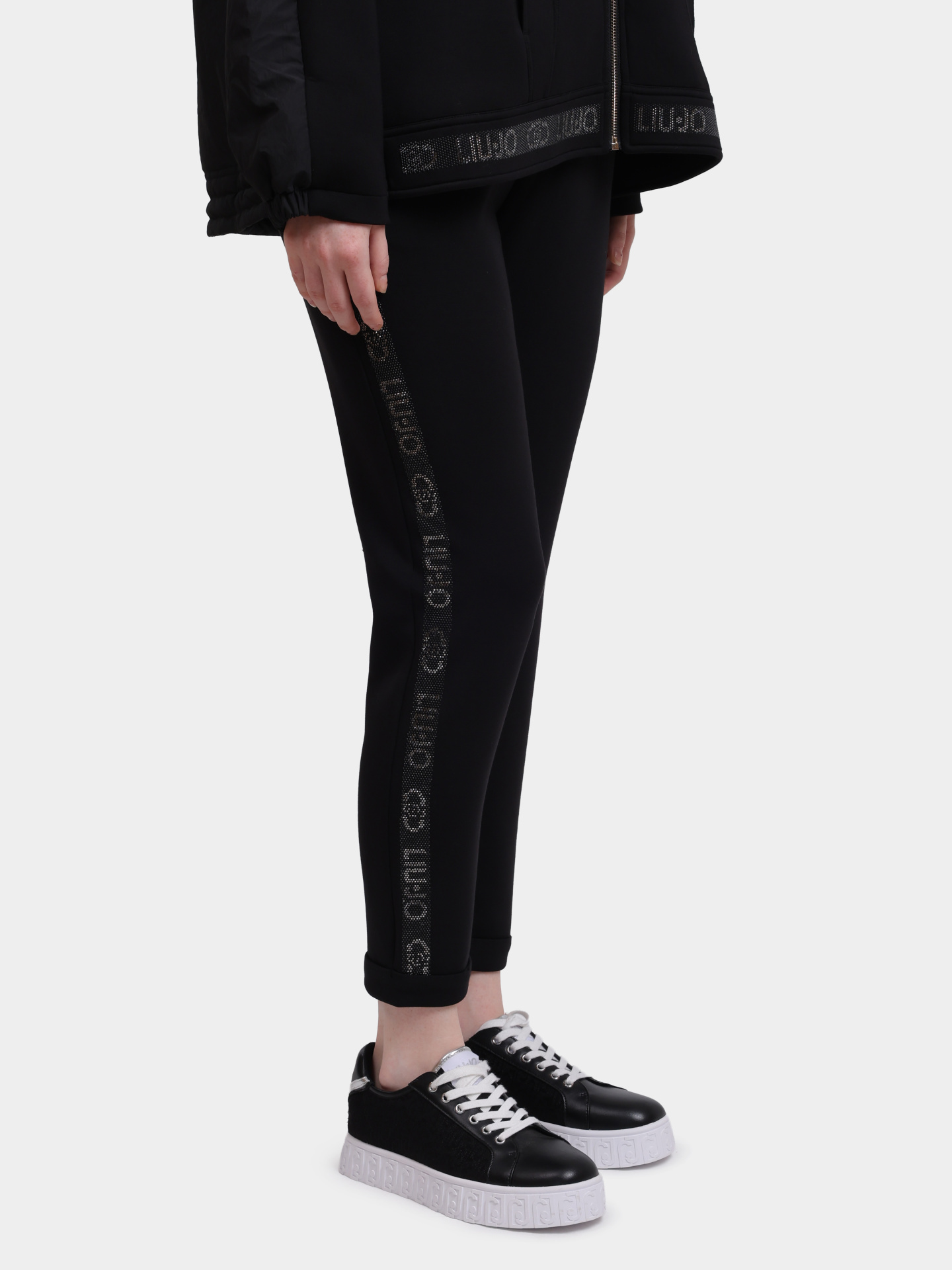 Брюки Liu-Jo TF5093 J4616 22222 черные женские — купить в интернет-магазине Verdistore