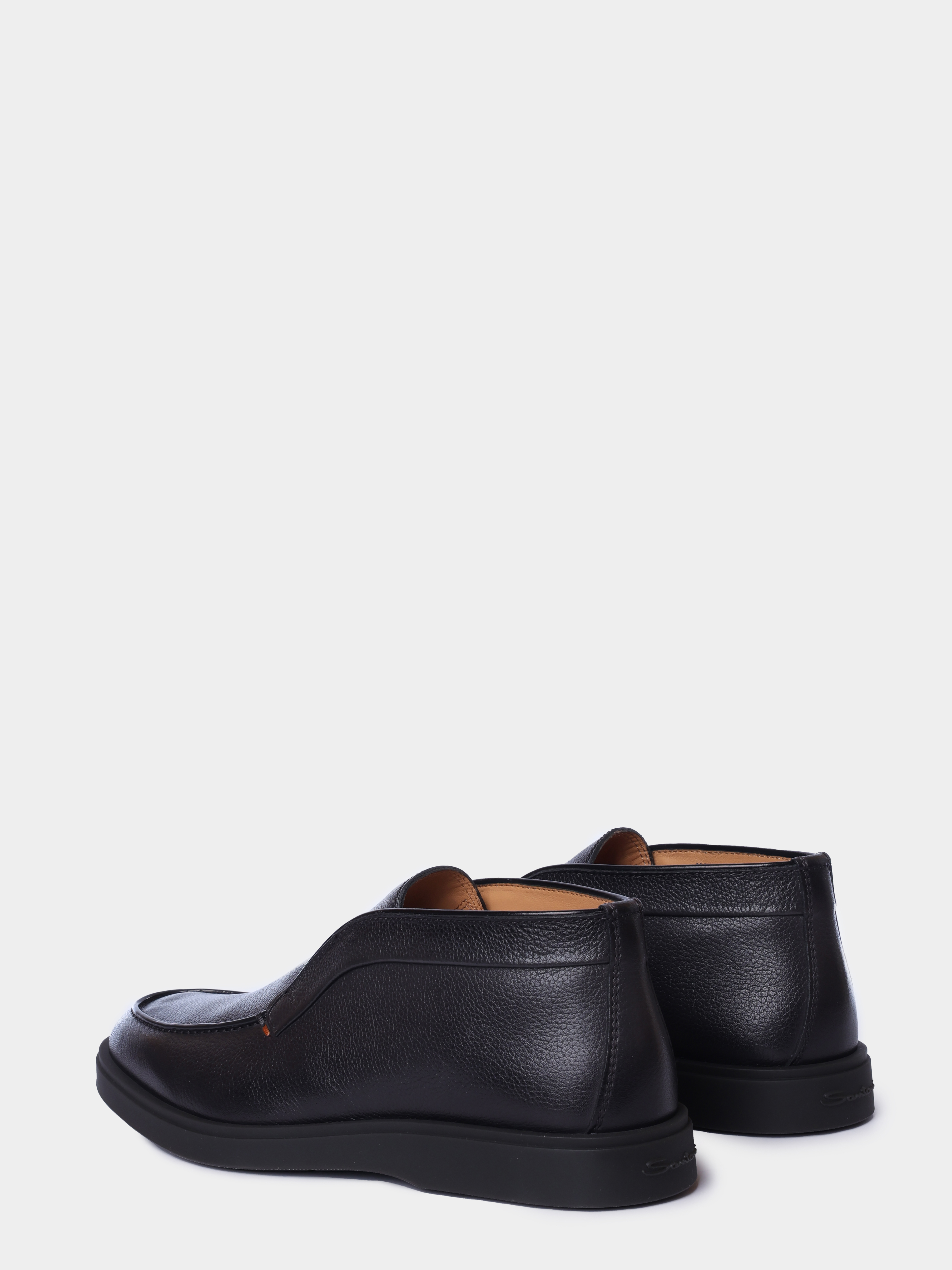 Ботинки Santoni MGDG17823SMOKMPGG93 кожаные мужские — купить в интернет-магазине Verdistore