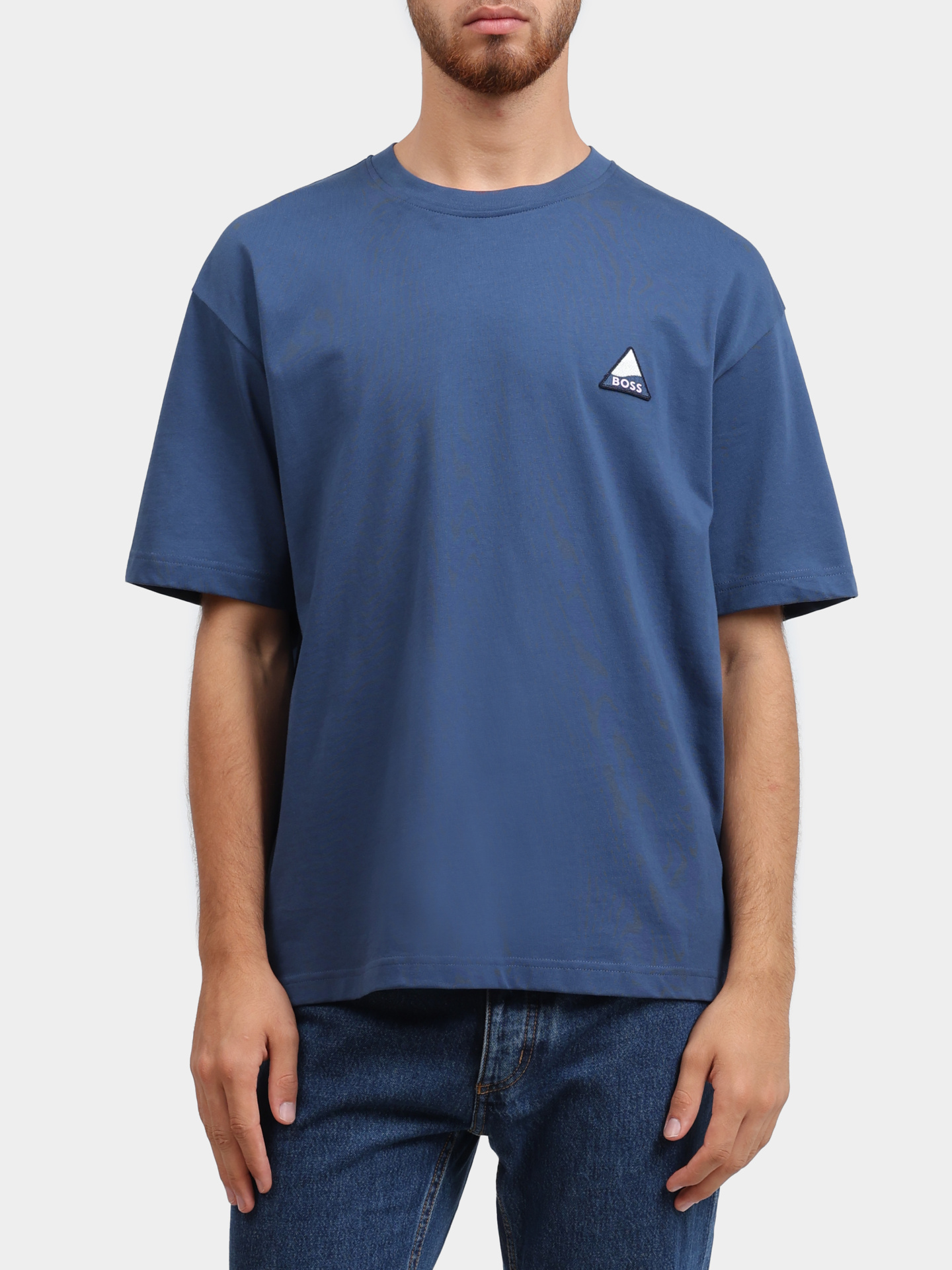 Футболка Boss 10260136 01 50539195 466 хлопковая мужская — купить в интернет-магазине Verdistore