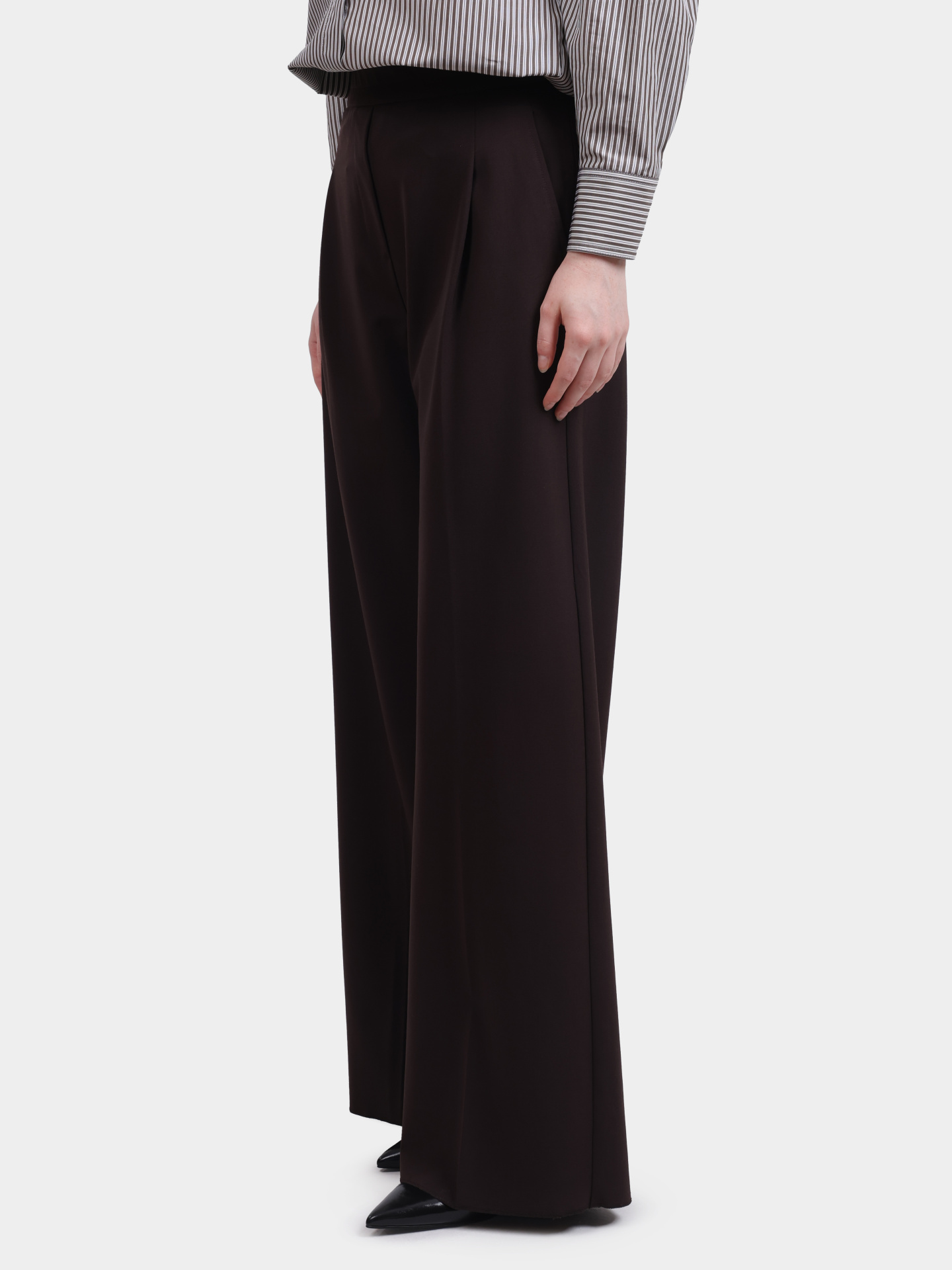 Брюки MARELLA DIORAMA 004 коричневые женские — купить в интернет-магазине Verdistore