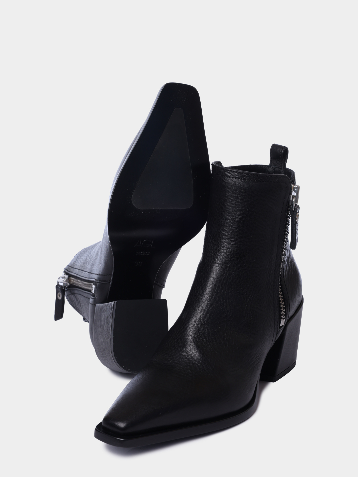 Ботильоны AGL D784503PCGAUCH 0000 кожаные женские — купить в интернет-магазине Verdistore