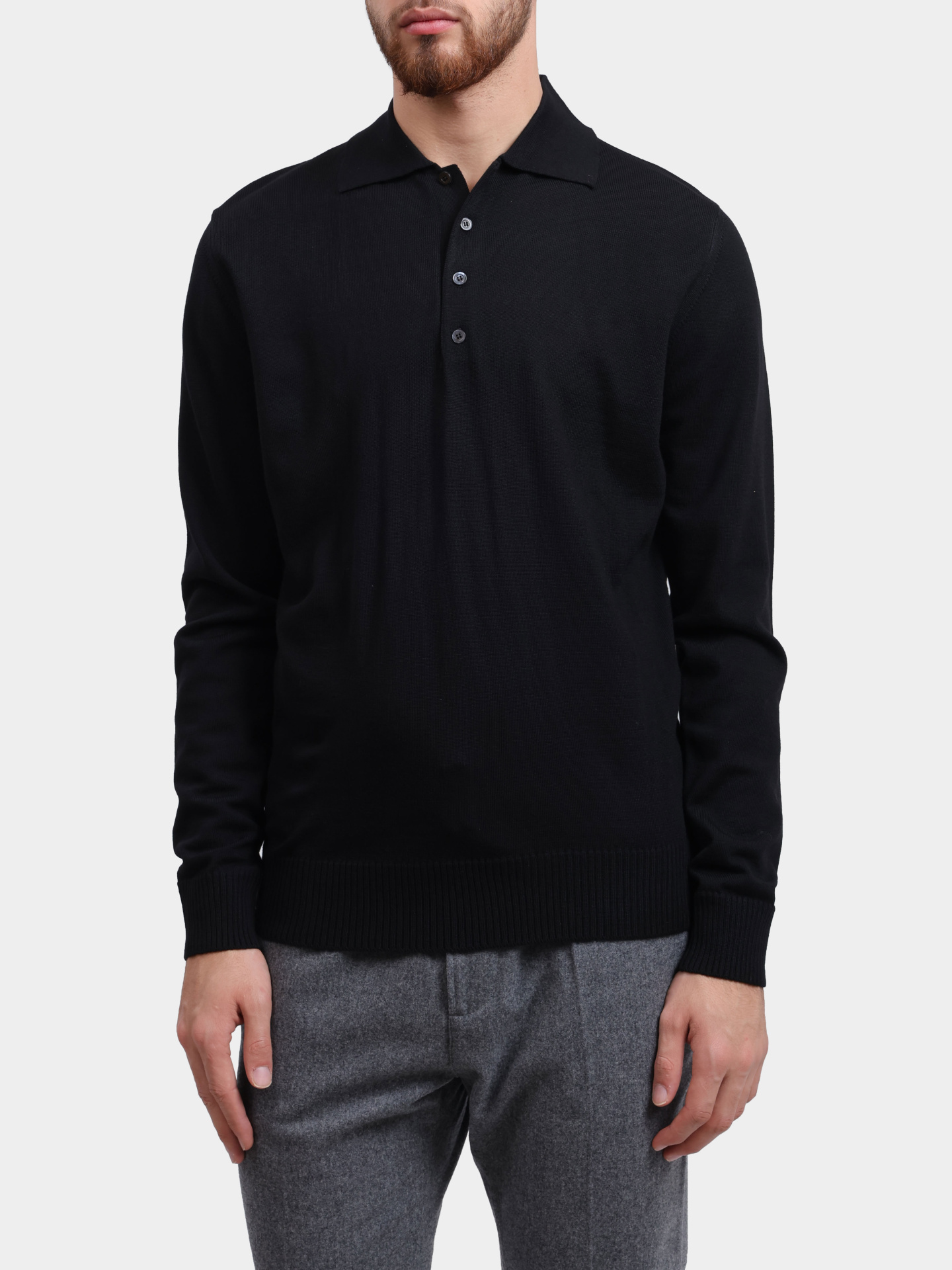 Поло Alpha Studio AU-3013B 1002 шерстяное мужское — купить в интернет-магазине Verdistore