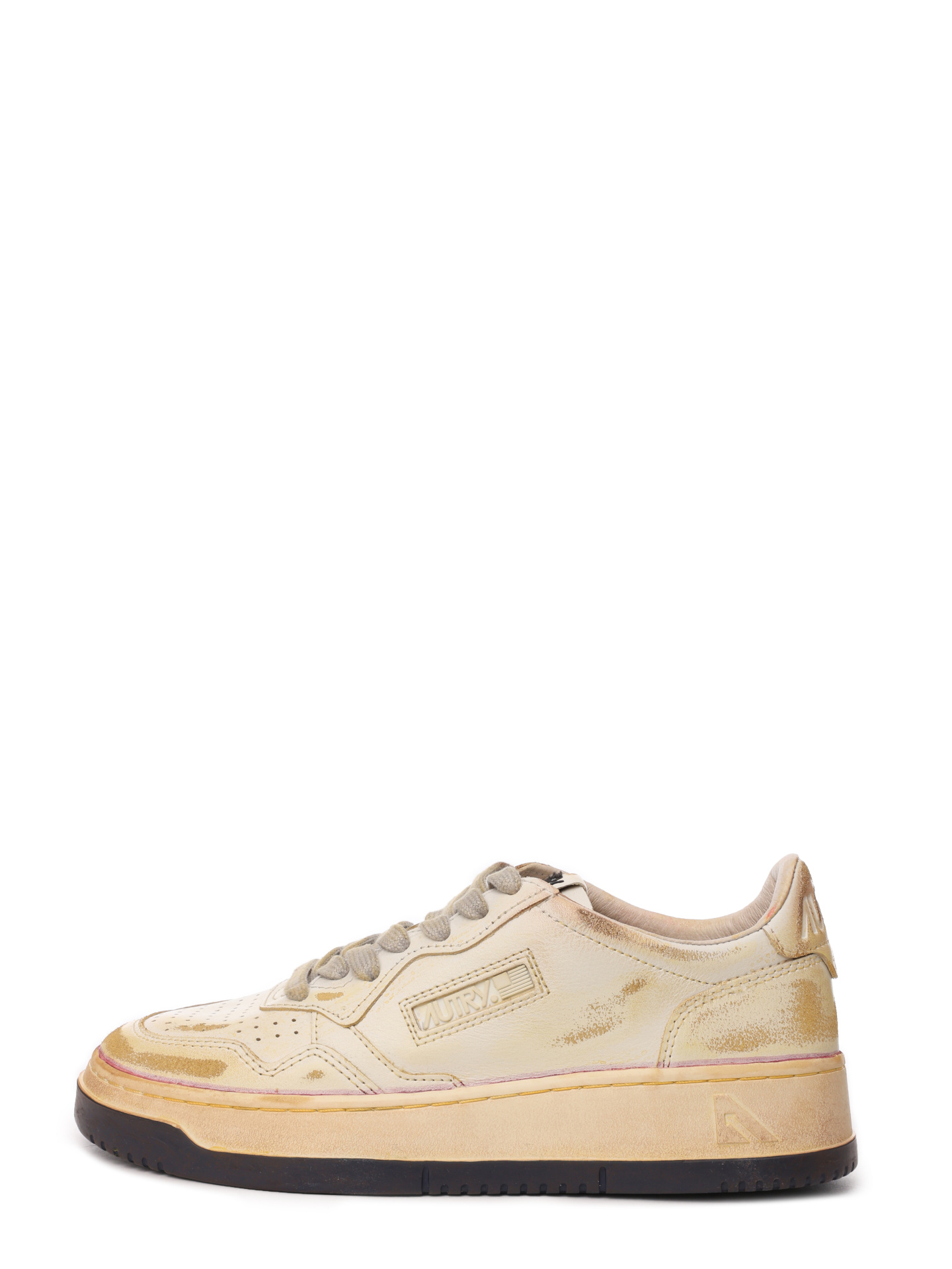 Кеды Autry AVLW-BE01 бежевые женские с потертостями — купить в интернет-магазине Verdistore